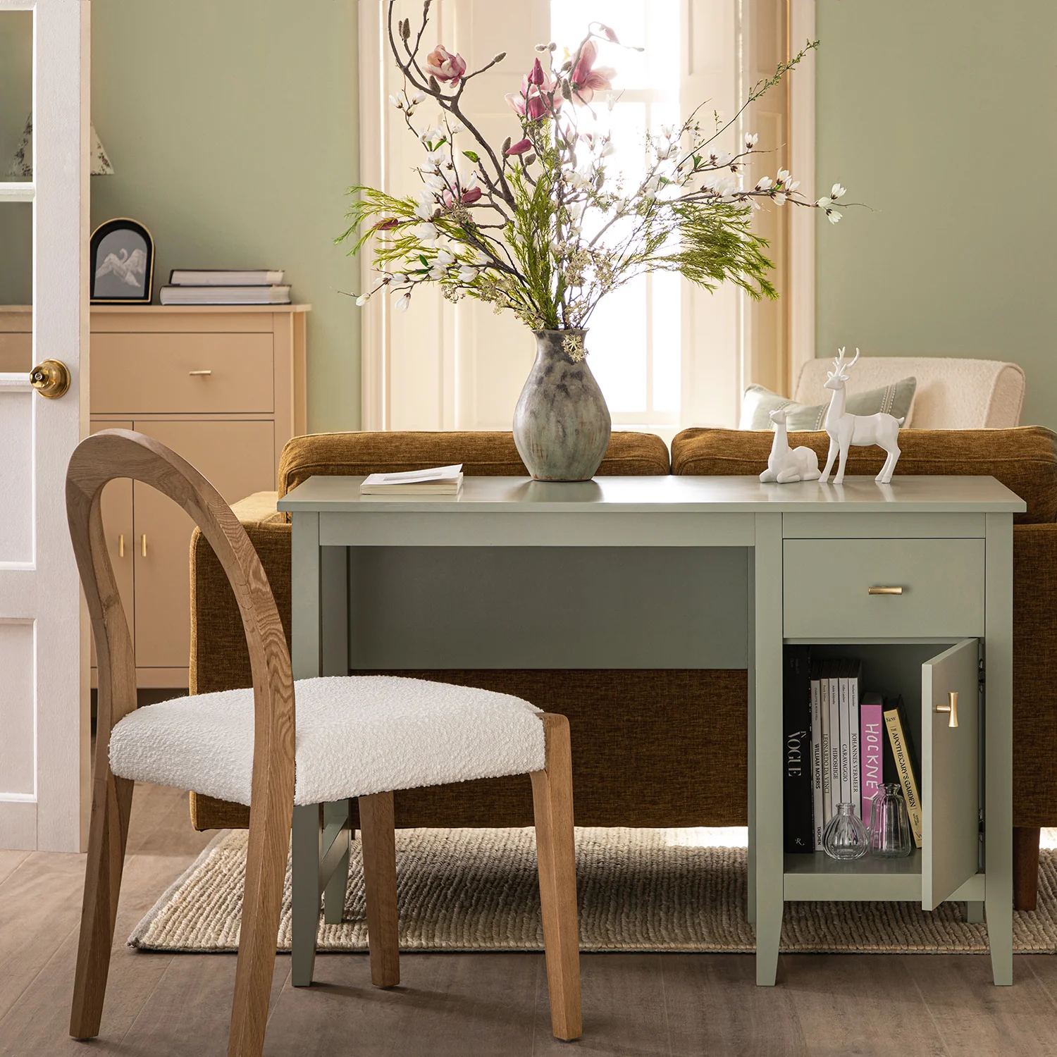 Oakham Writing Desk, Desert Sage - Image 3