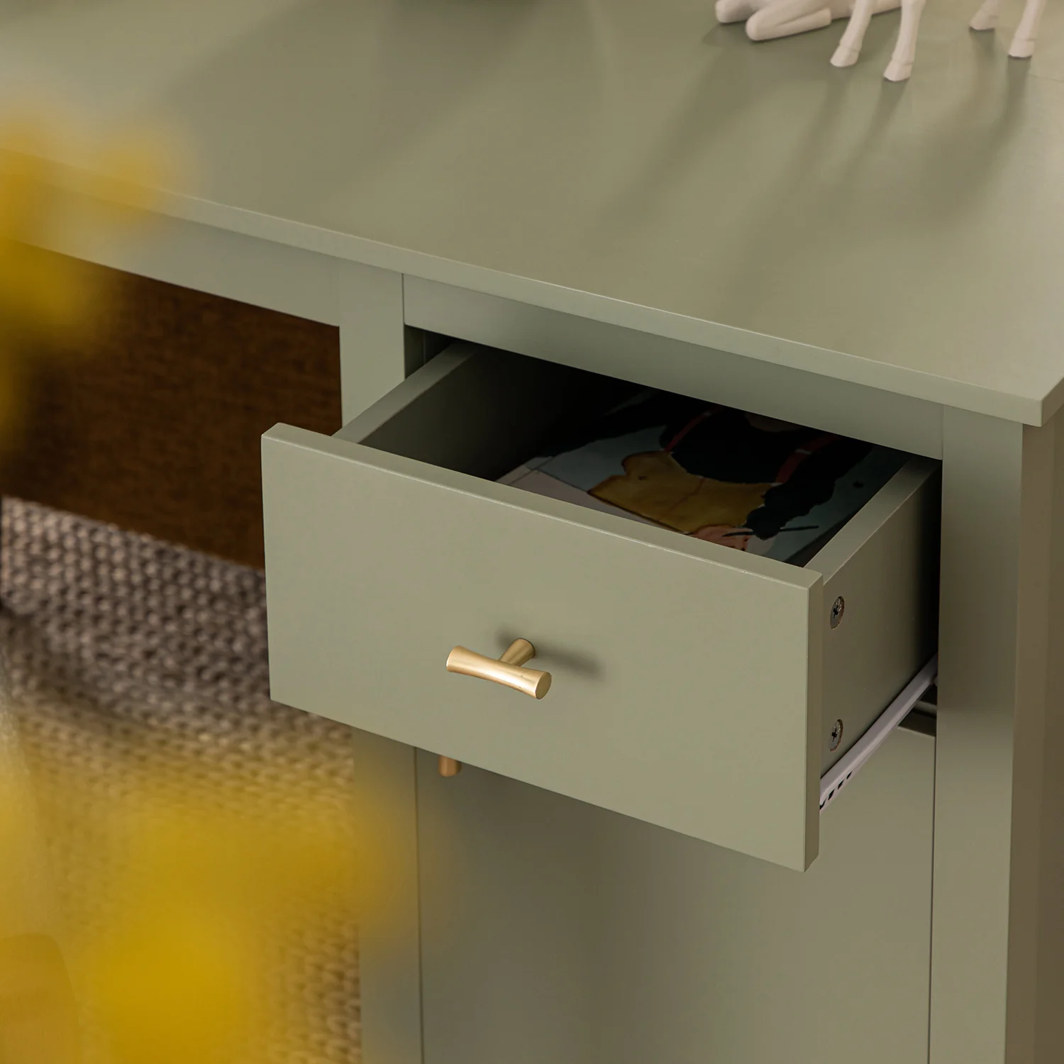 Oakham Writing Desk, Desert Sage - Image 4