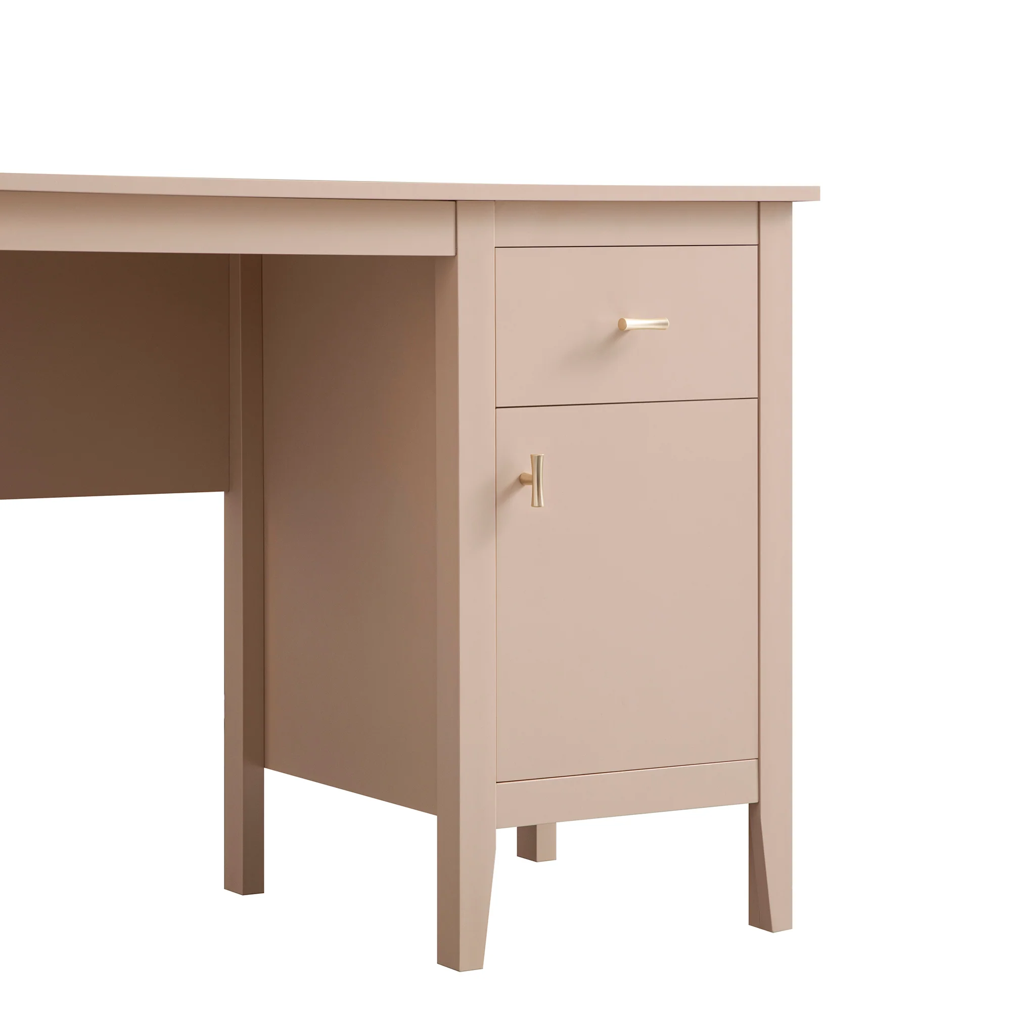 Oakham Writing Desk, Nude Pink - Image 14