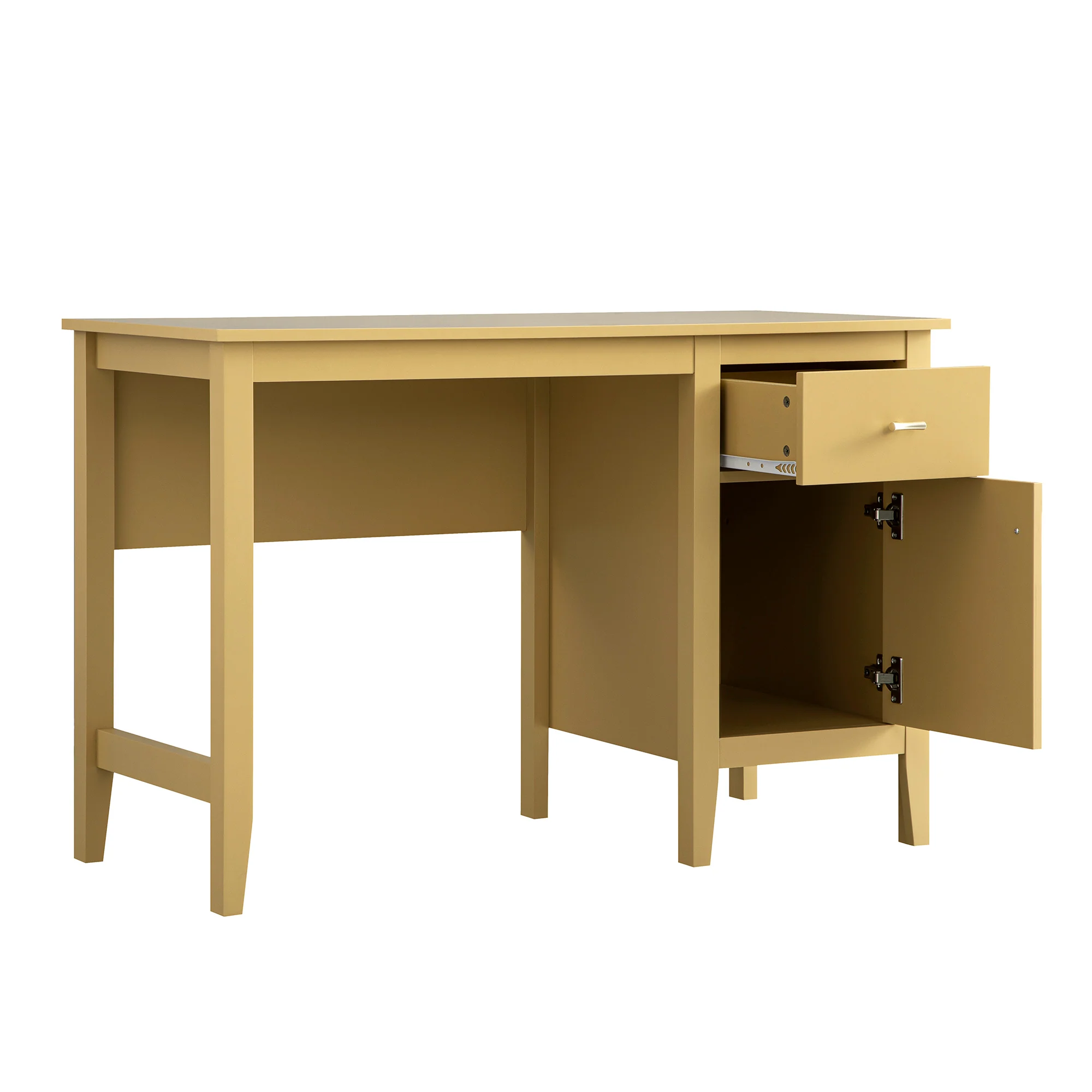 Oakham Writing Desk, Rattan Yellow - Image 10