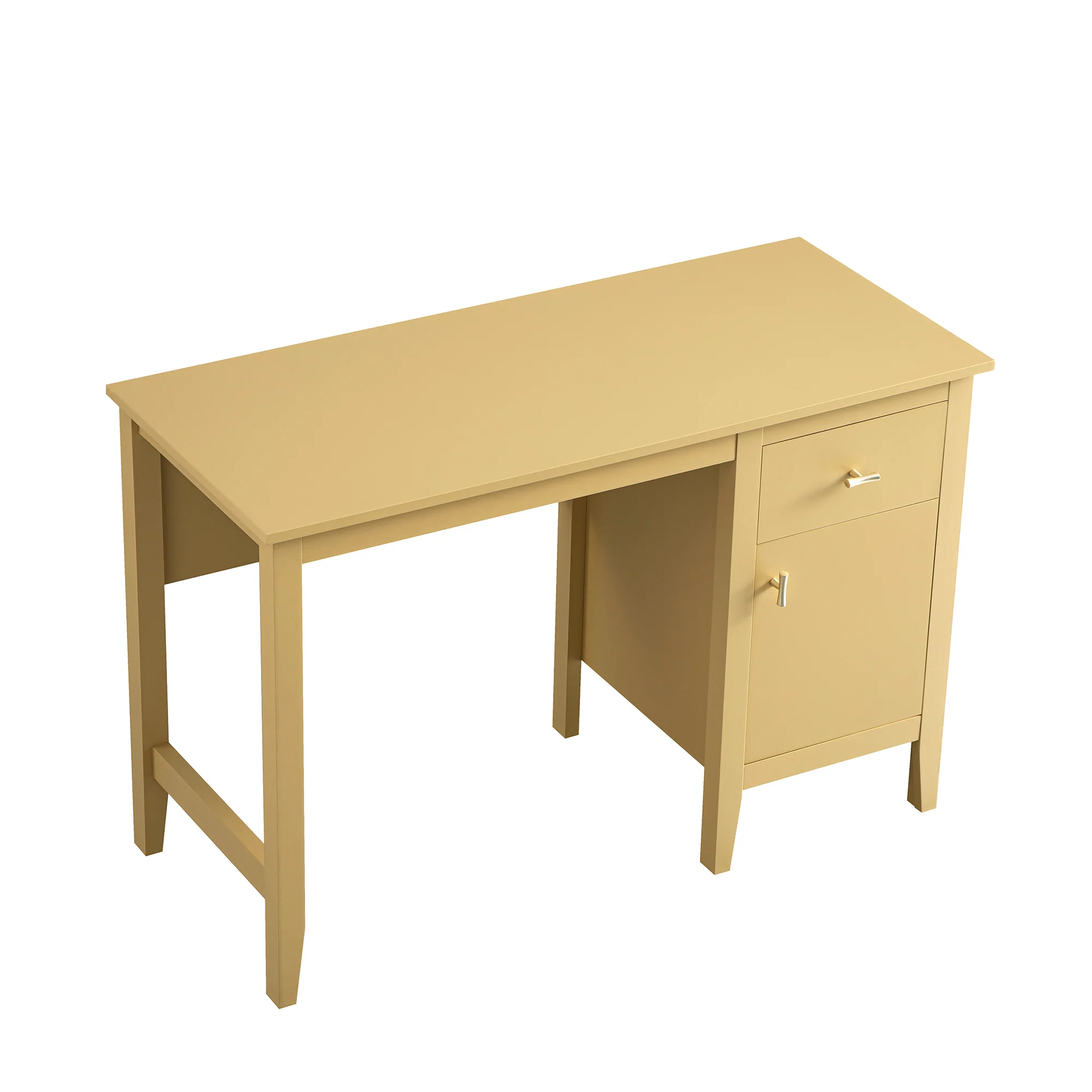 Oakham Writing Desk, Rattan Yellow - Image 11