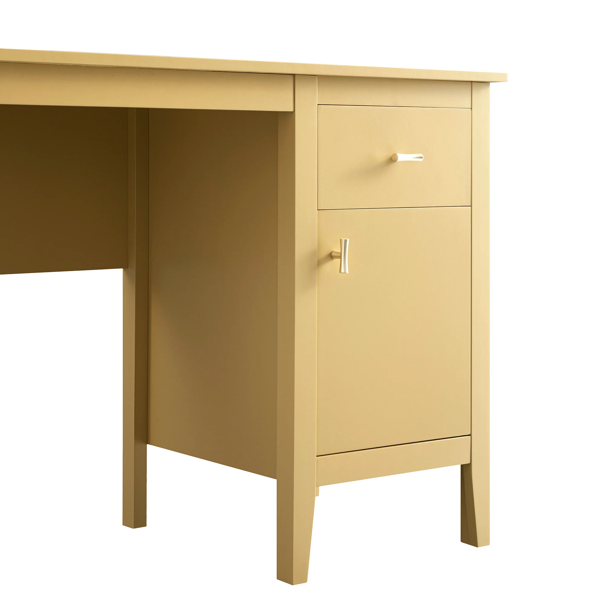 Oakham Writing Desk, Rattan Yellow - Image 14