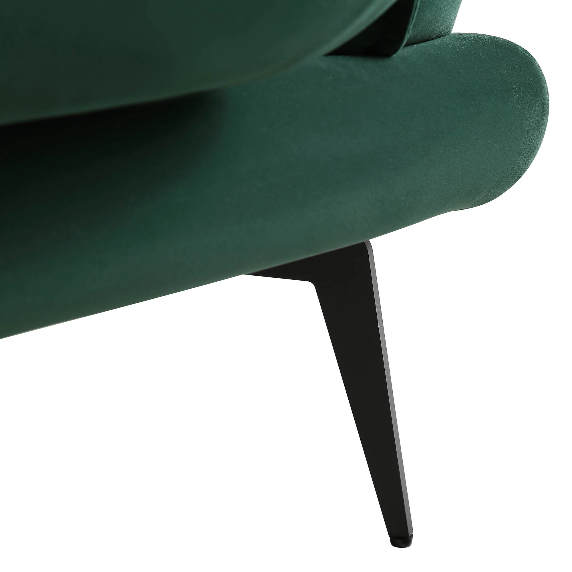 Obriel Forest Green Velvet Sofa, 2-Seater - Image 12