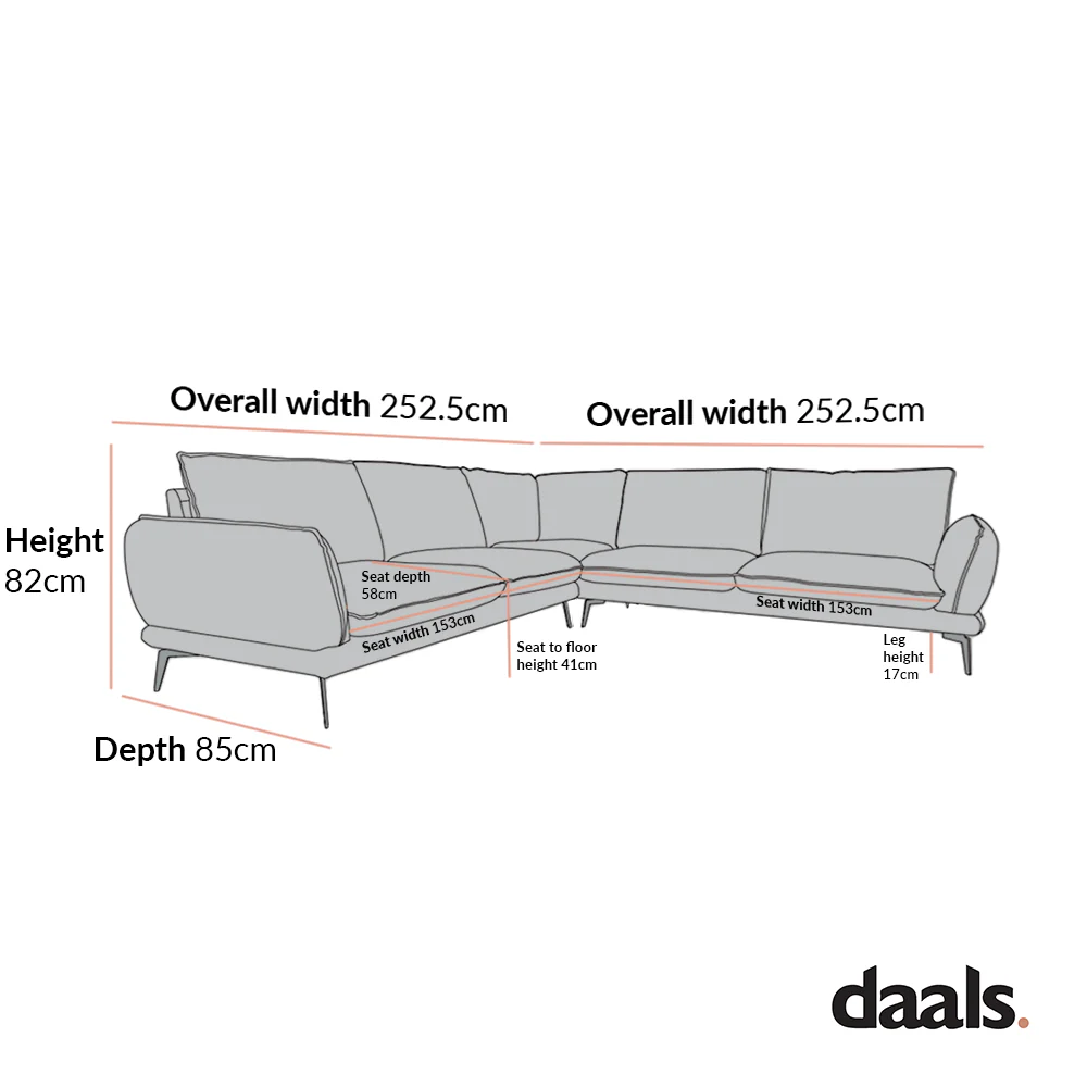Obriel Forest Green Velvet Grande Corner Sofa - Image 7