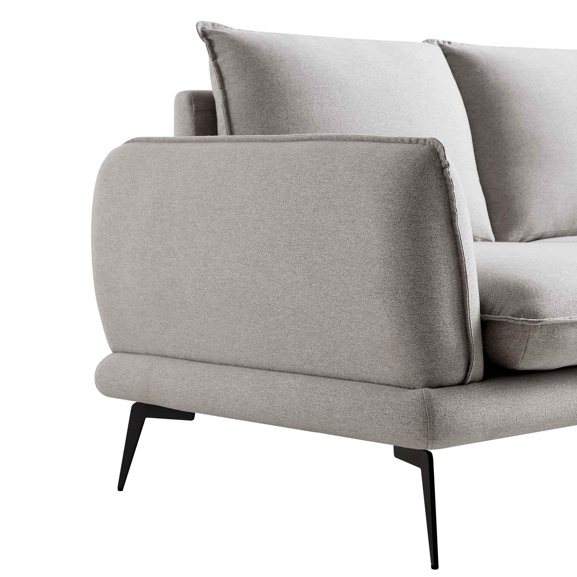 Obriel Grey Marl Fabric Sofa, 2-Seater - Image 10