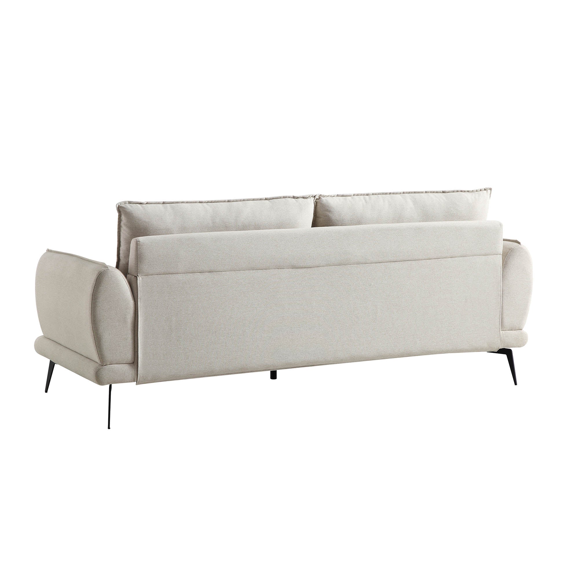 Obriel Oatmeal Fabric Sofa, 3-Seater - Image 9