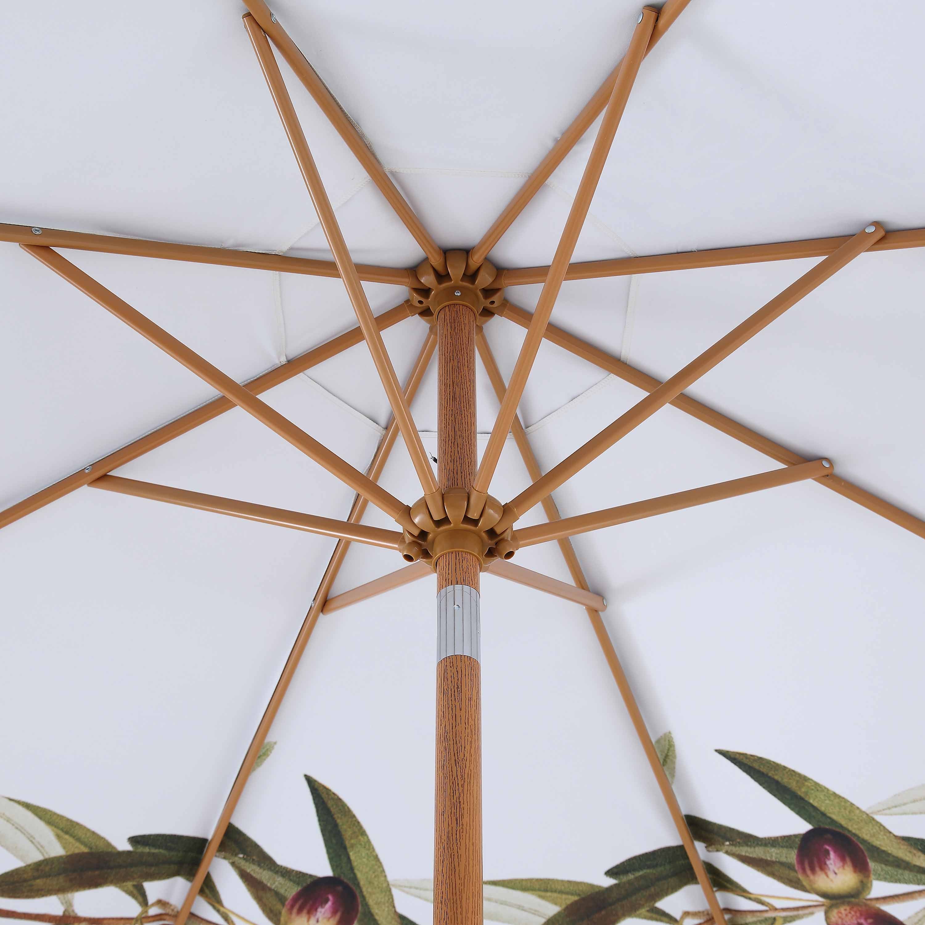 Olive Branch 2.6M Octagonal Parasol with Aluminium Tilt - Image 9
