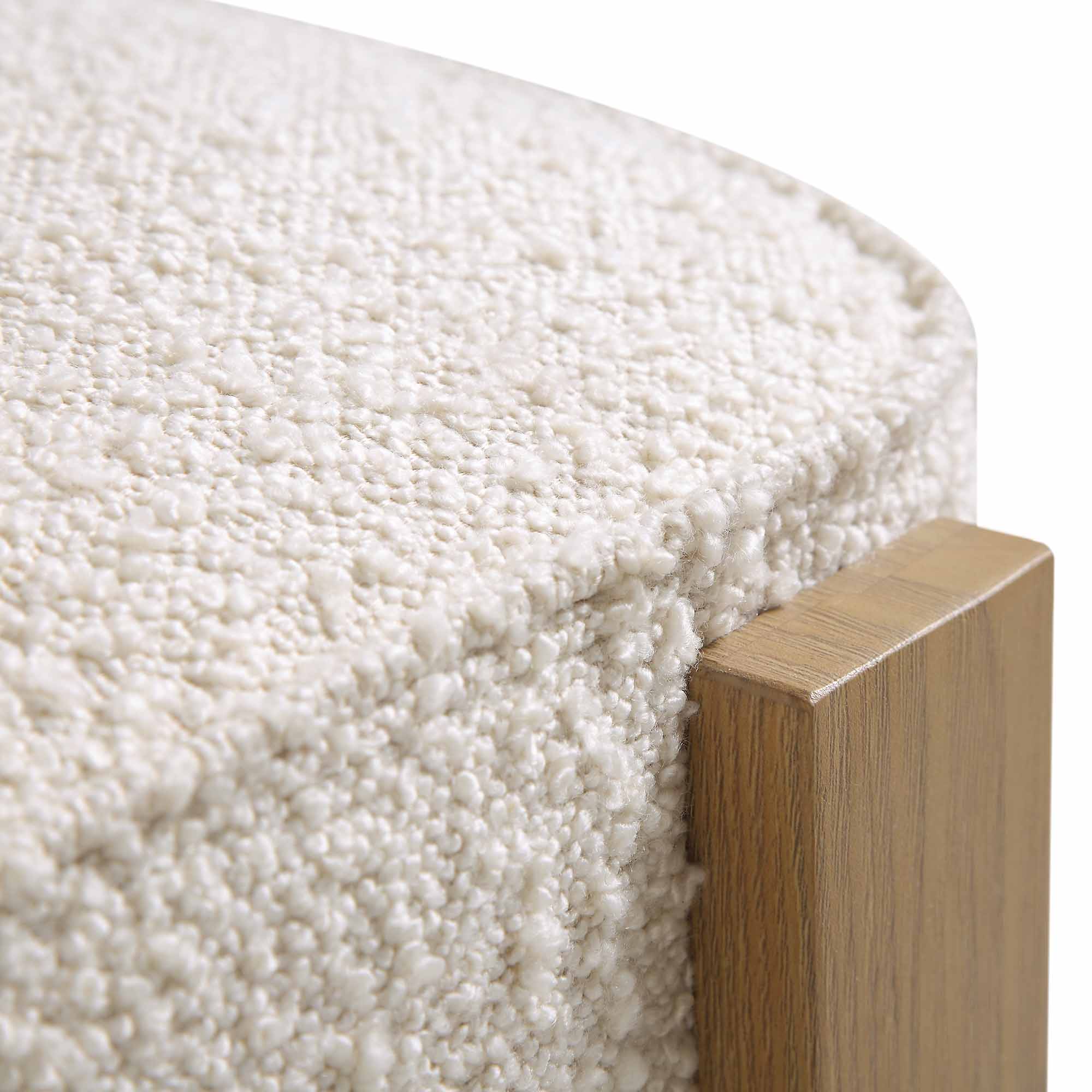 Ophelia Ecru Boucle Dining Chair - Image 12