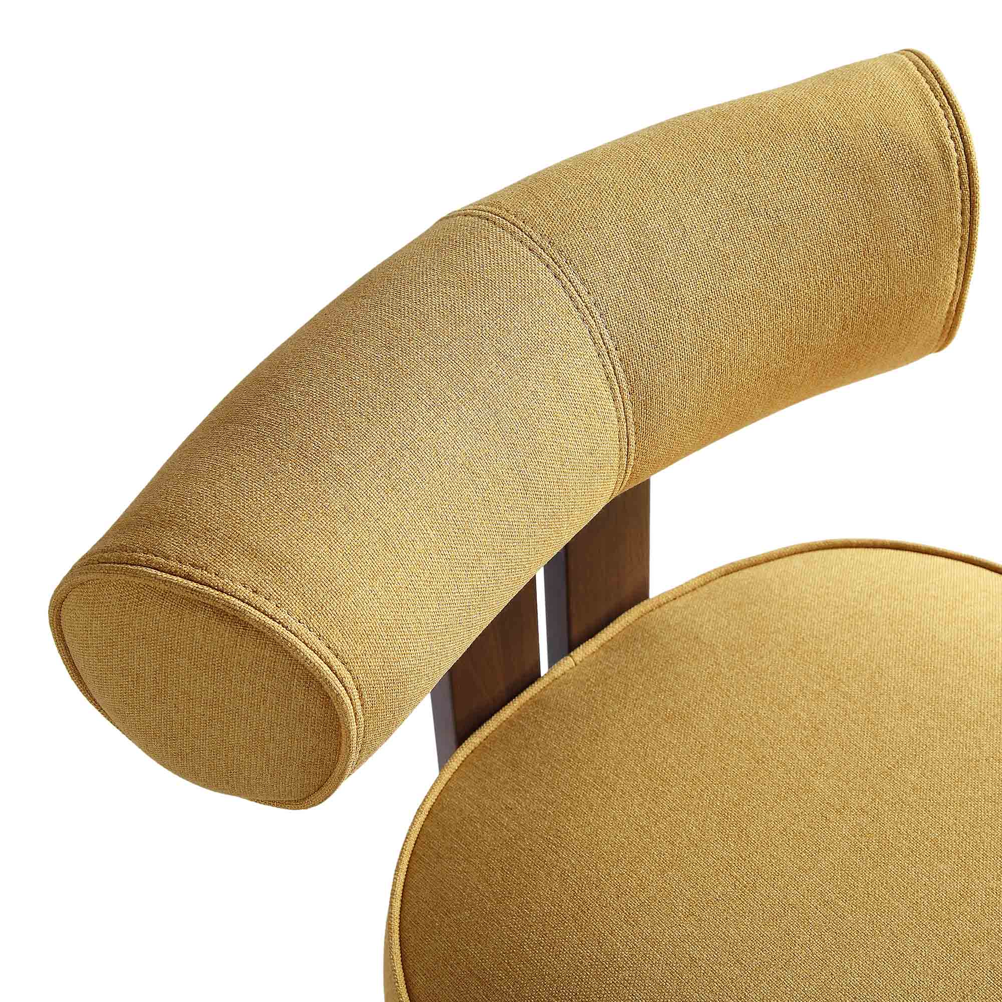 Ophelia Honey Gold Fabric Dining Chair - Image 12