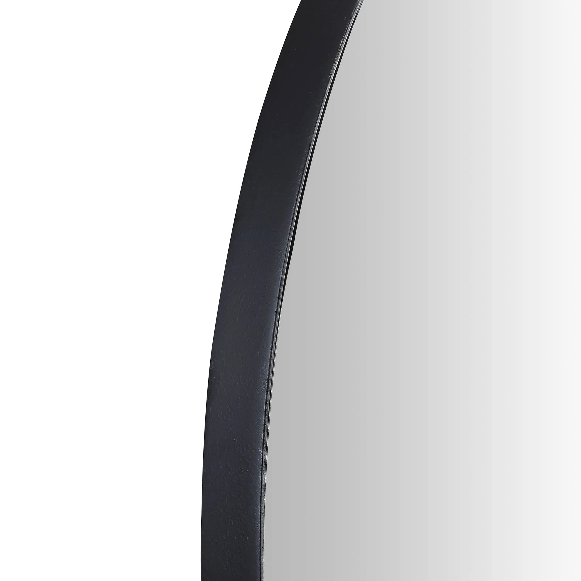 Pavia Irregular Shaped Extra Large Full Length Mirror 160 x 115 cm, Black - Image 7