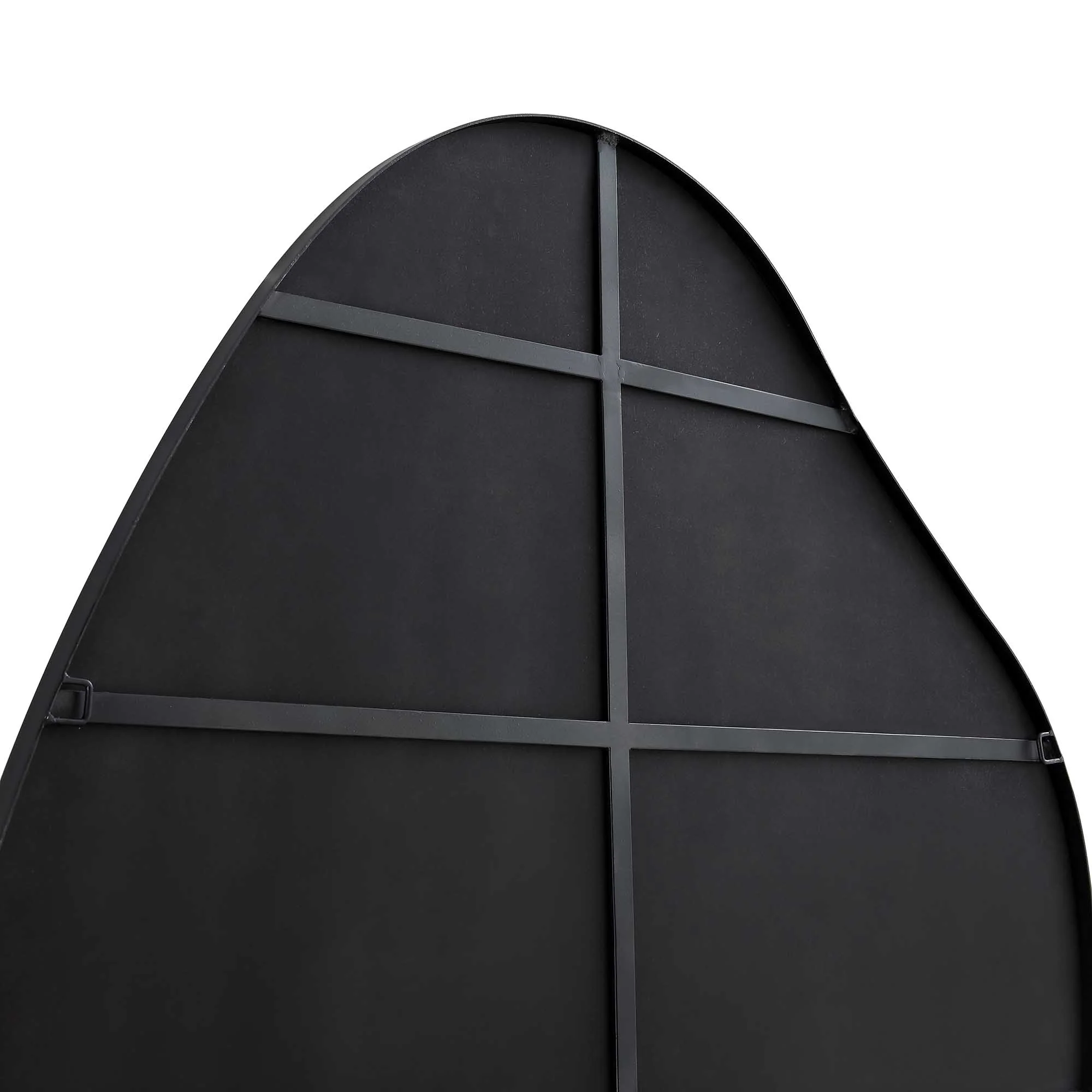 Pavia Irregular Shaped Extra Large Full Length Mirror 160 x 115 cm, Black - Image 8