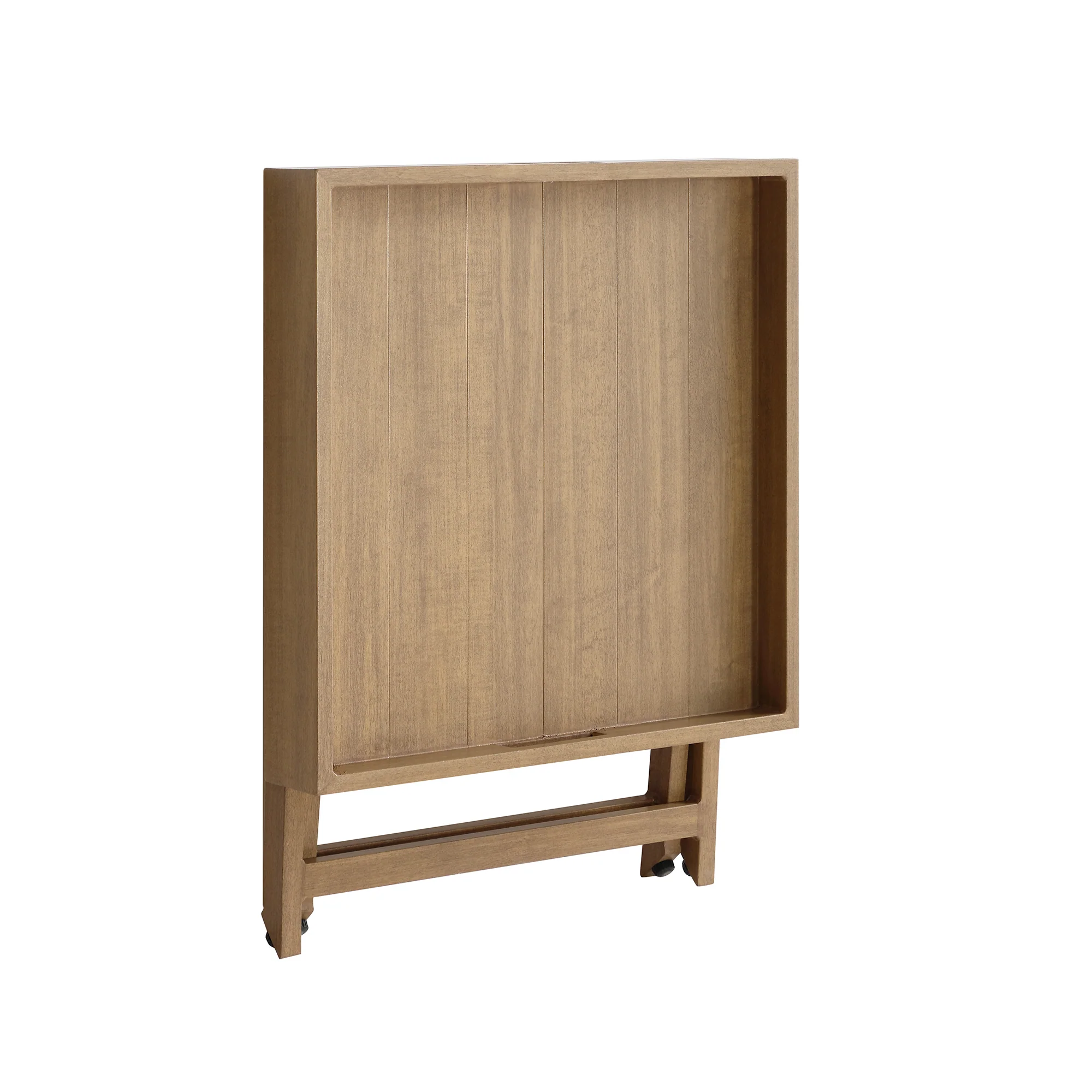 Pedra Aluminium Outdoor Side Tray Table, Natural - Image 4