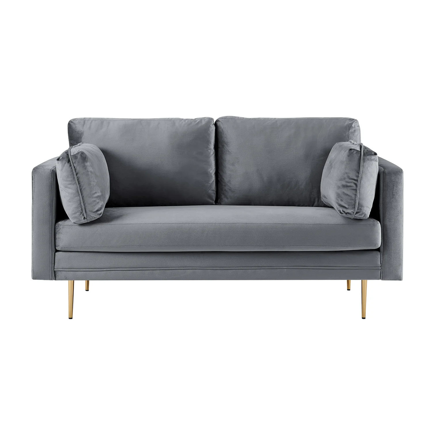 Pelham Grey Velvet Fabric Sofa - Image 10
