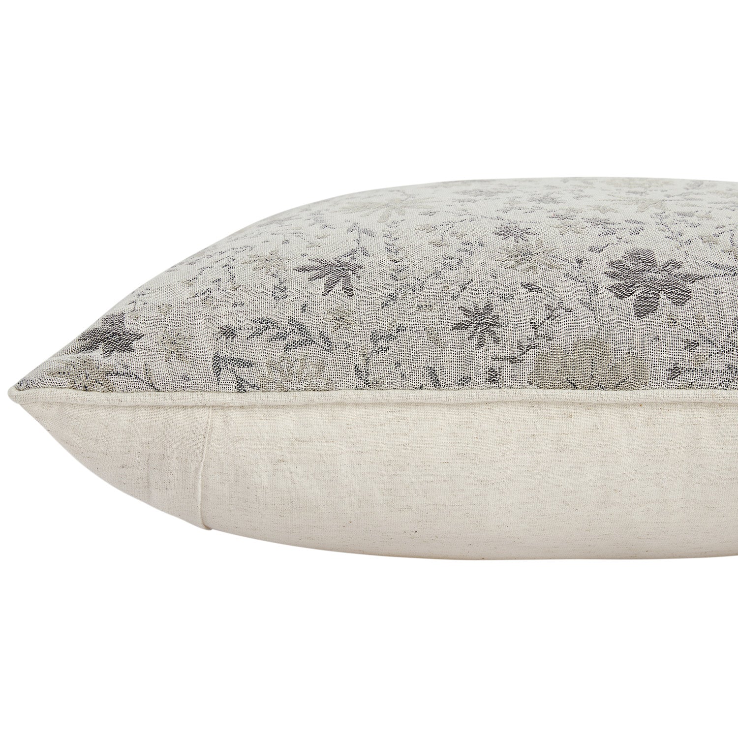 Penelope Grey Ditsy Floral Jacquard Cotton Cushion - Image 2