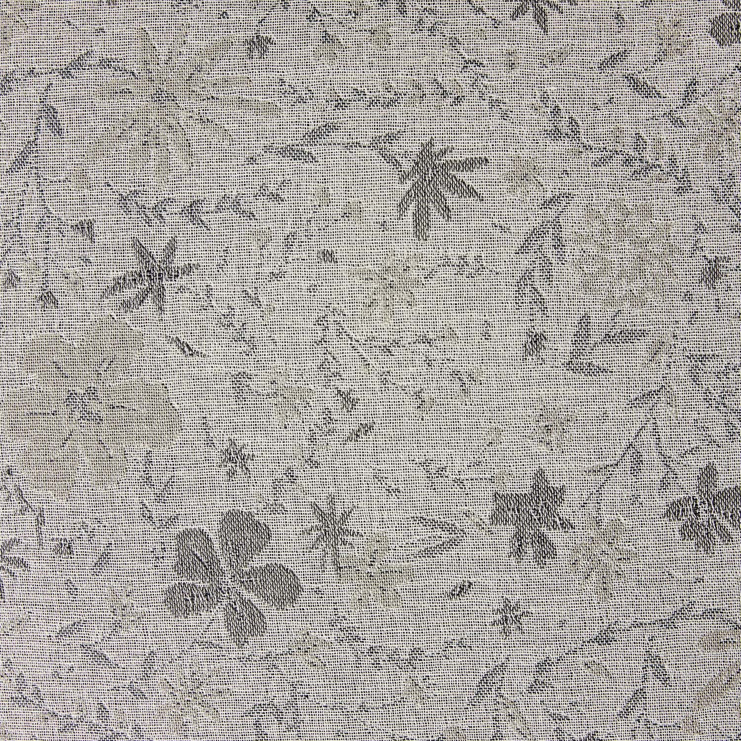 Penelope Grey Ditsy Floral Jacquard Cotton Cushion - Image 4