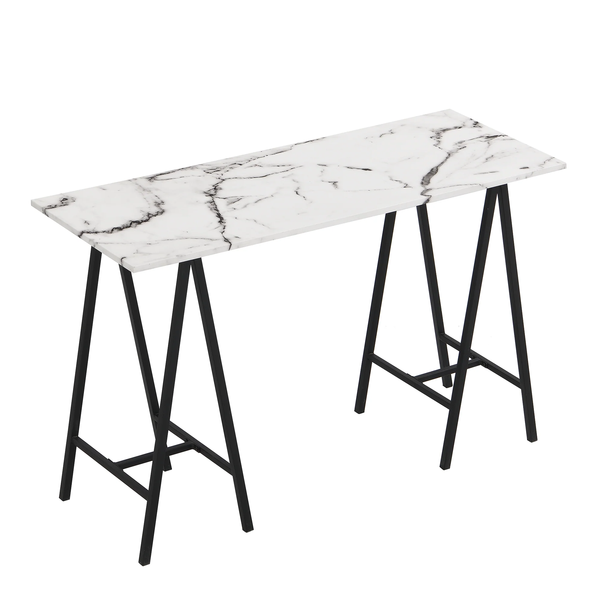 Ravena Marble Effect Console Table - Image 3