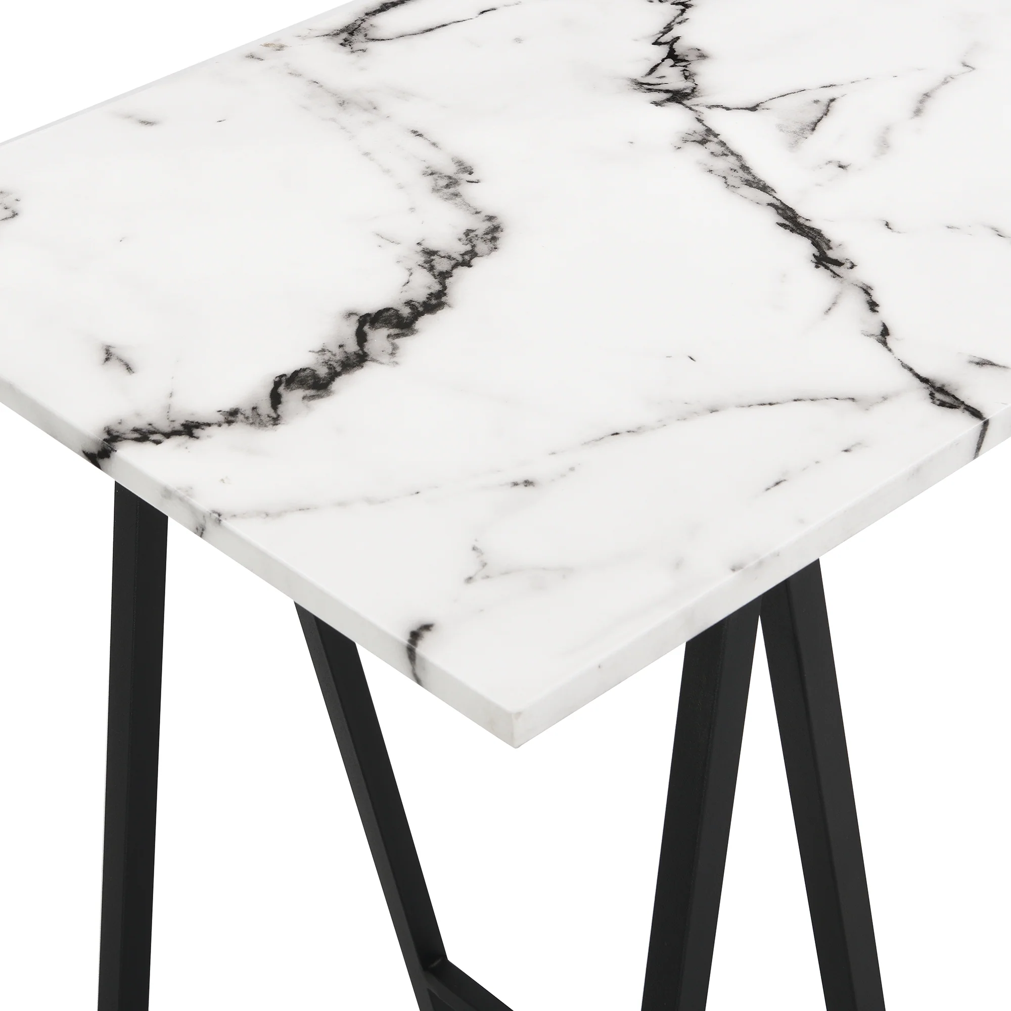 Ravena Marble Effect Console Table - Image 7