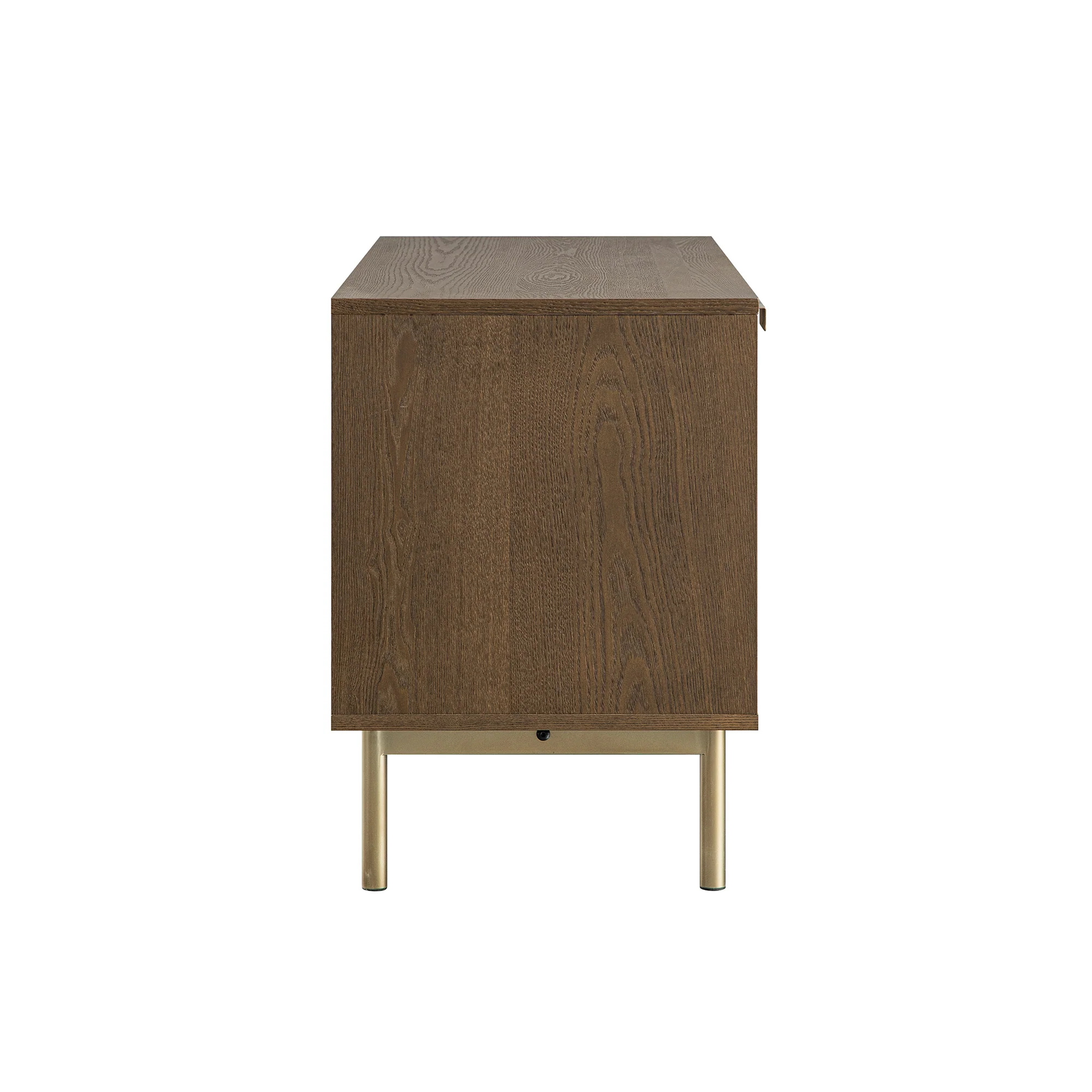 Richmond Ridged 120cm Wide TV Media Unit, Dark Ash - Image 6