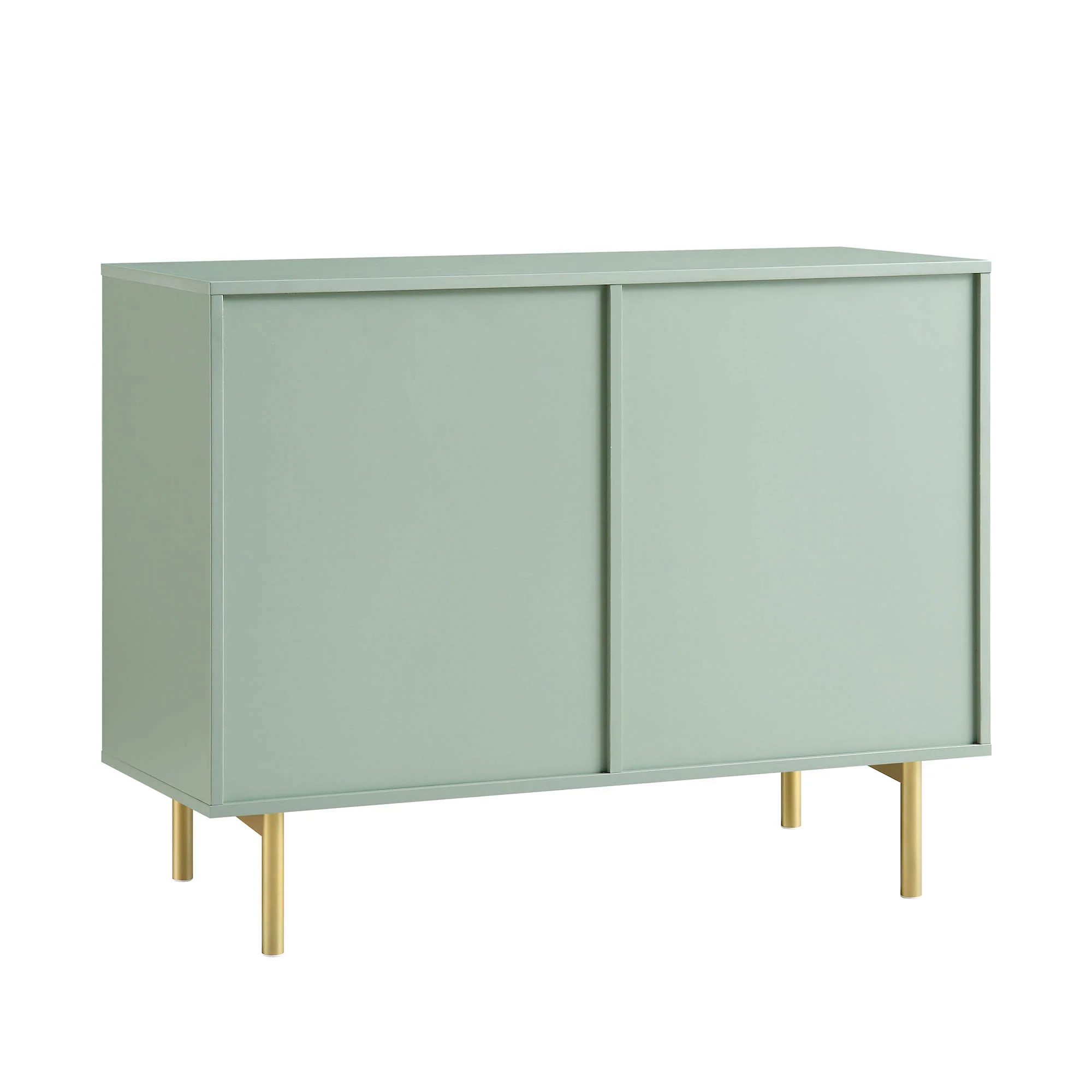 Richmond Ridged 2-Door Cabinet with Drawers, Matte Sage Green - Image 9