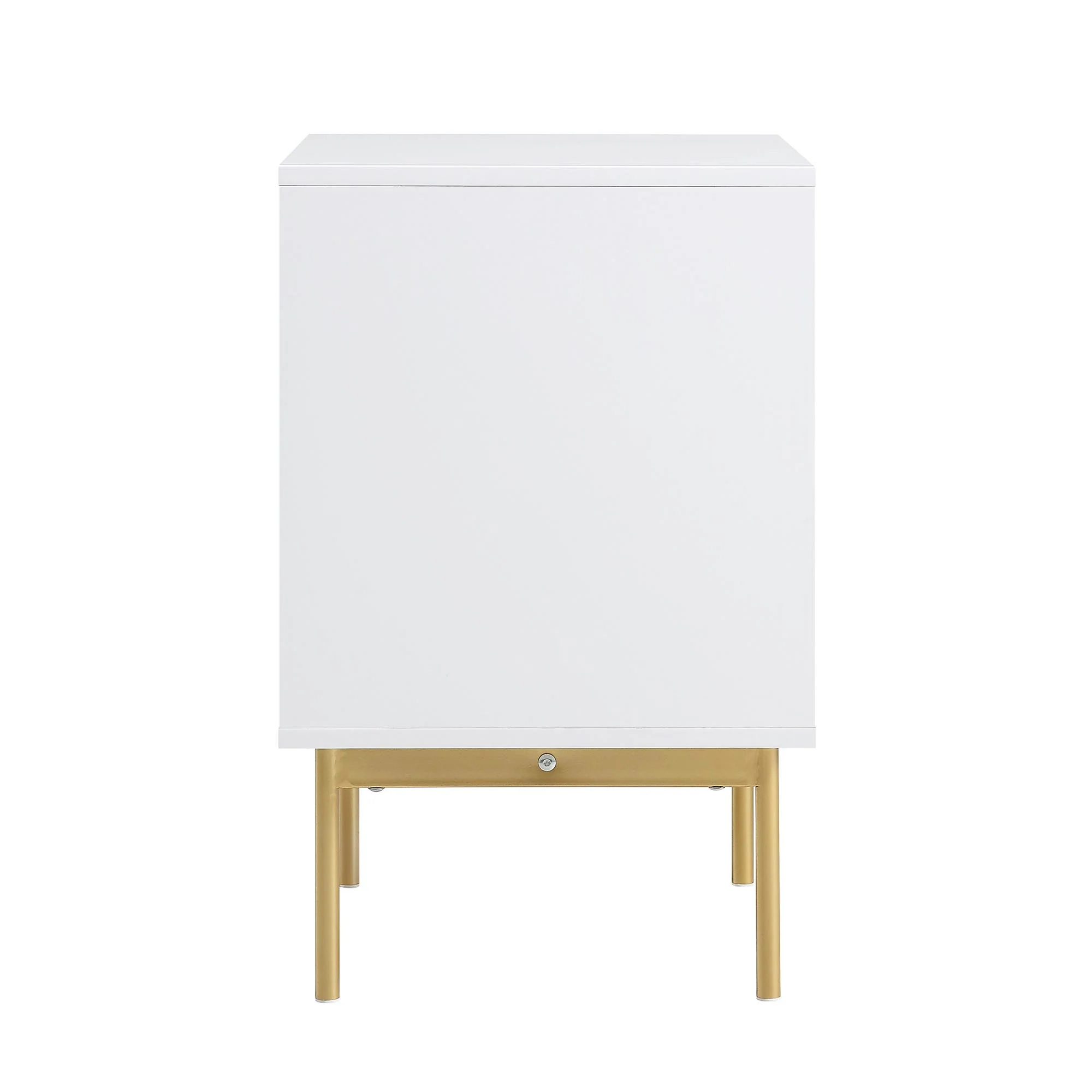 Richmond Ridged 2 Drawer Bedside Table, Matte White - Image 7