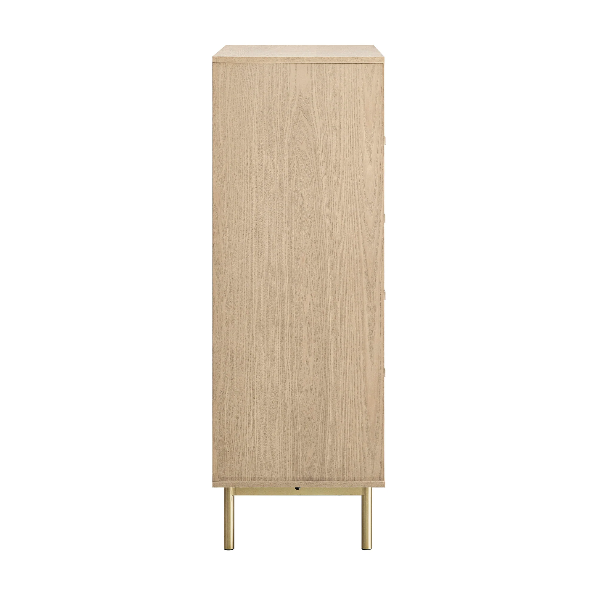 Richmond Ridged Chest of 5 Drawers, Light Ash - Image 10