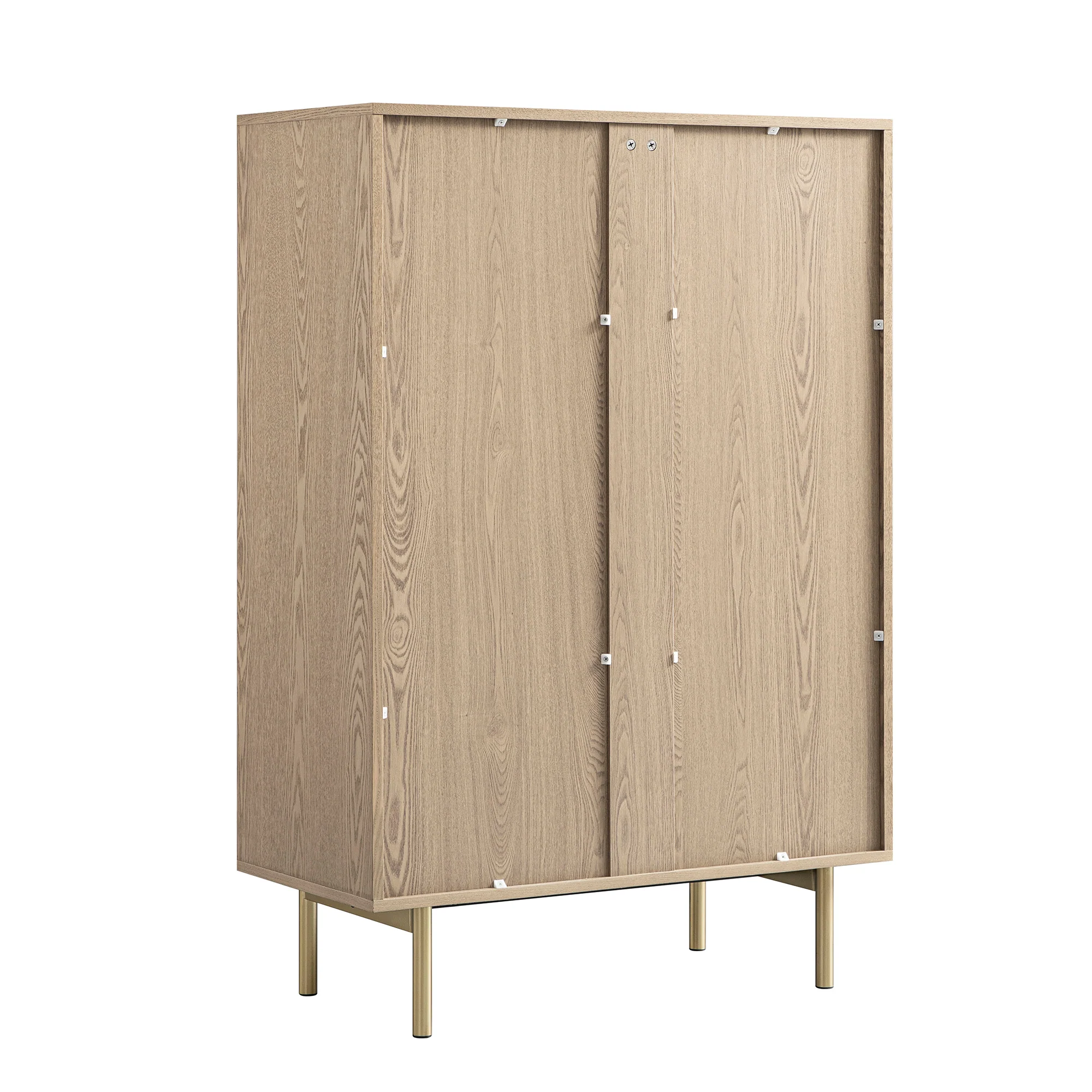 Richmond Ridged Chest of 5 Drawers, Light Ash - Image 11