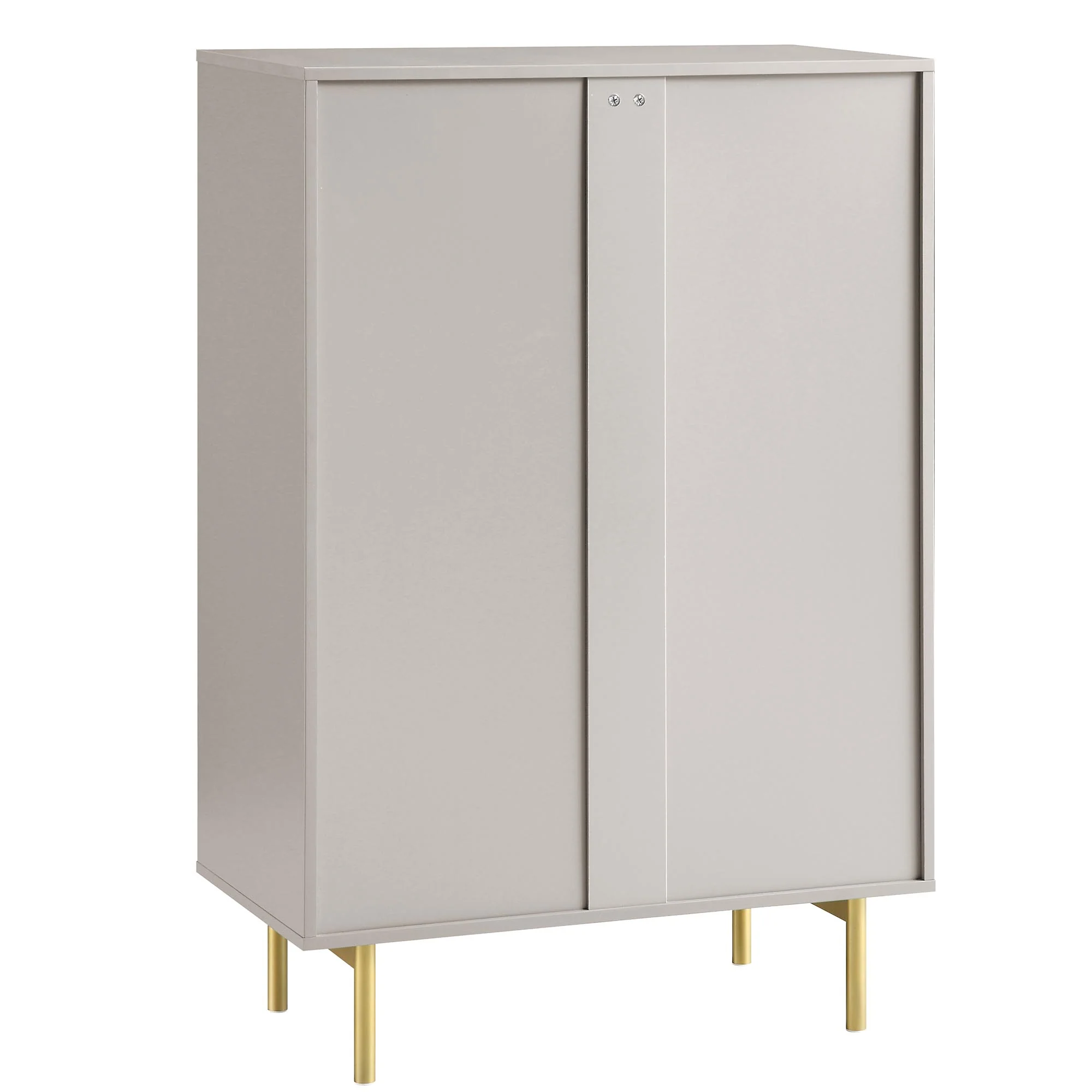 Richmond Ridged Chest of 5 Drawers, Matte Taupe - Image 9
