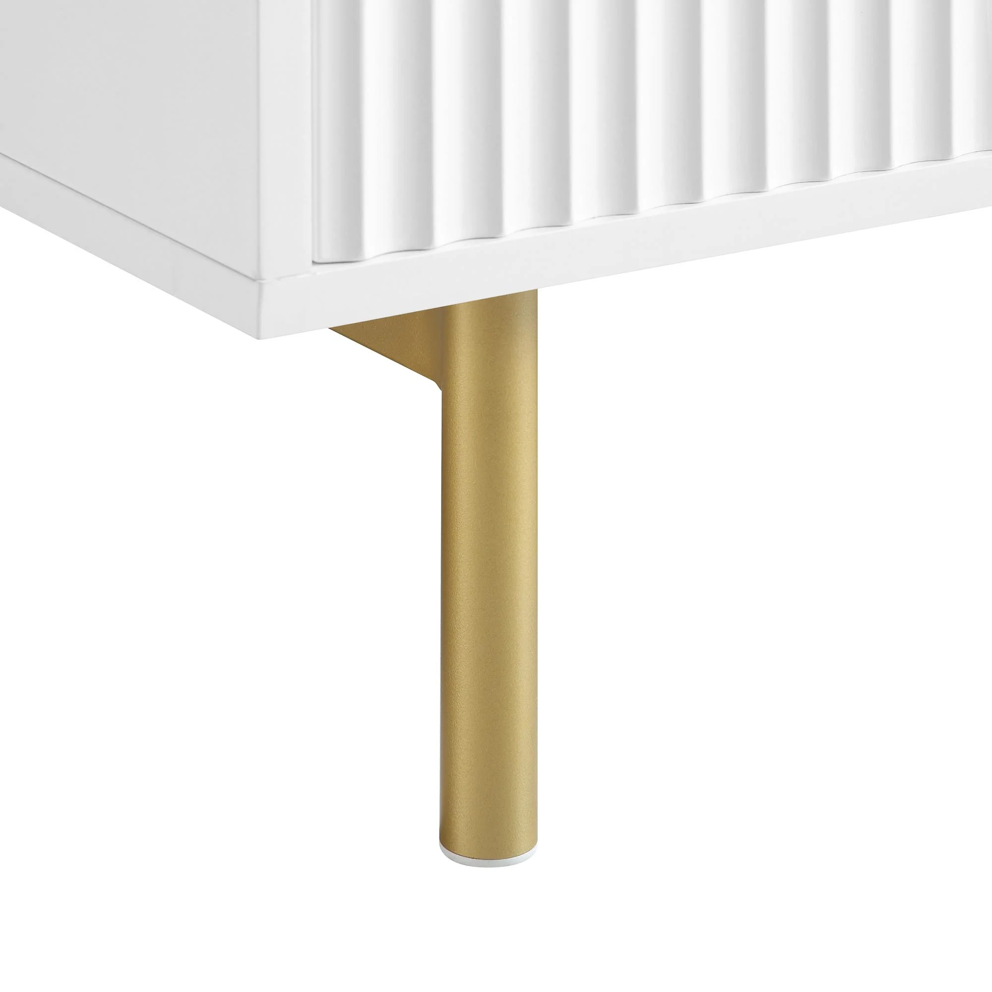 Richmond Ridged Chest of 5 Drawers, Matte White - Image 13