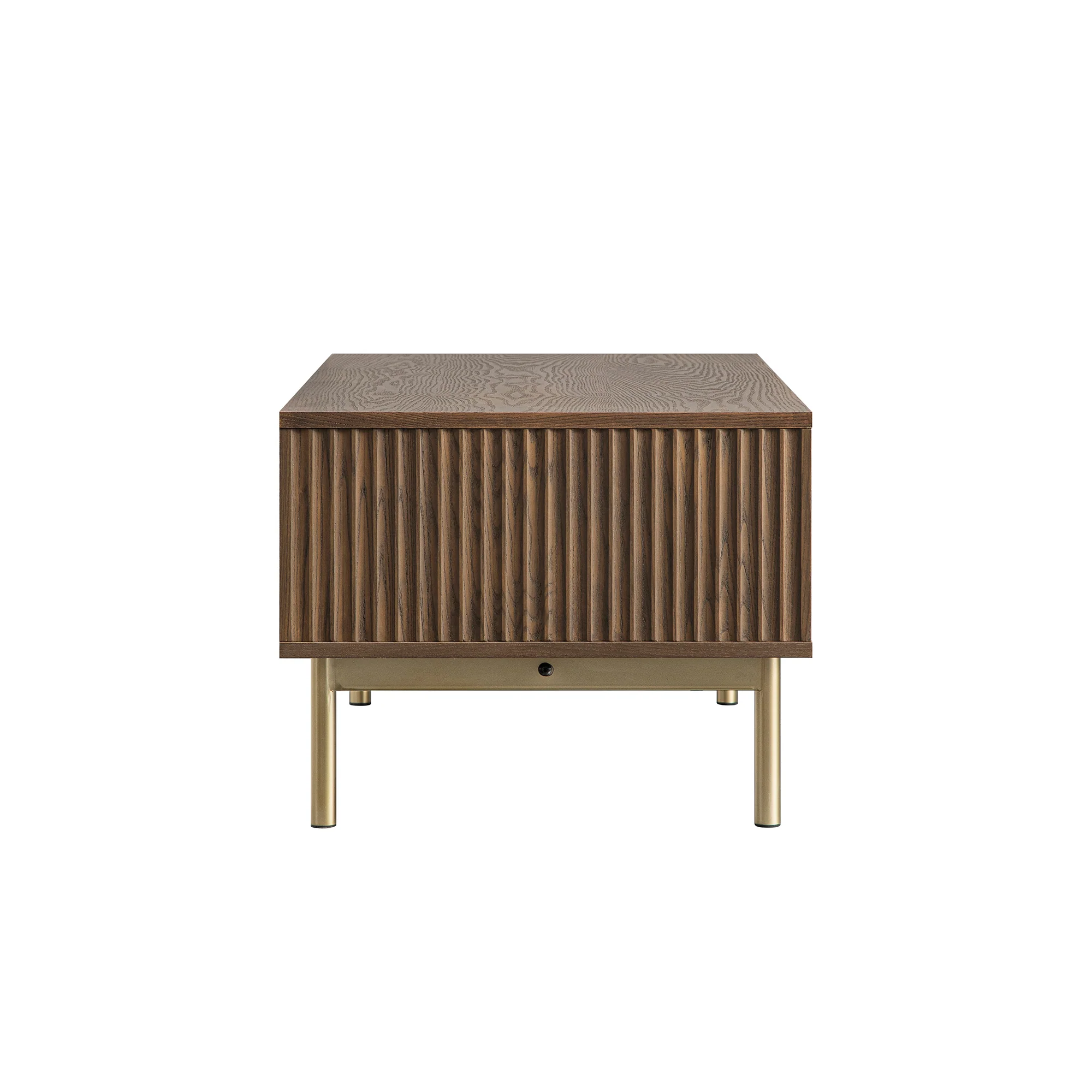 Richmond Ridged Coffee Table with Drawer, Dark Ash - Image 12