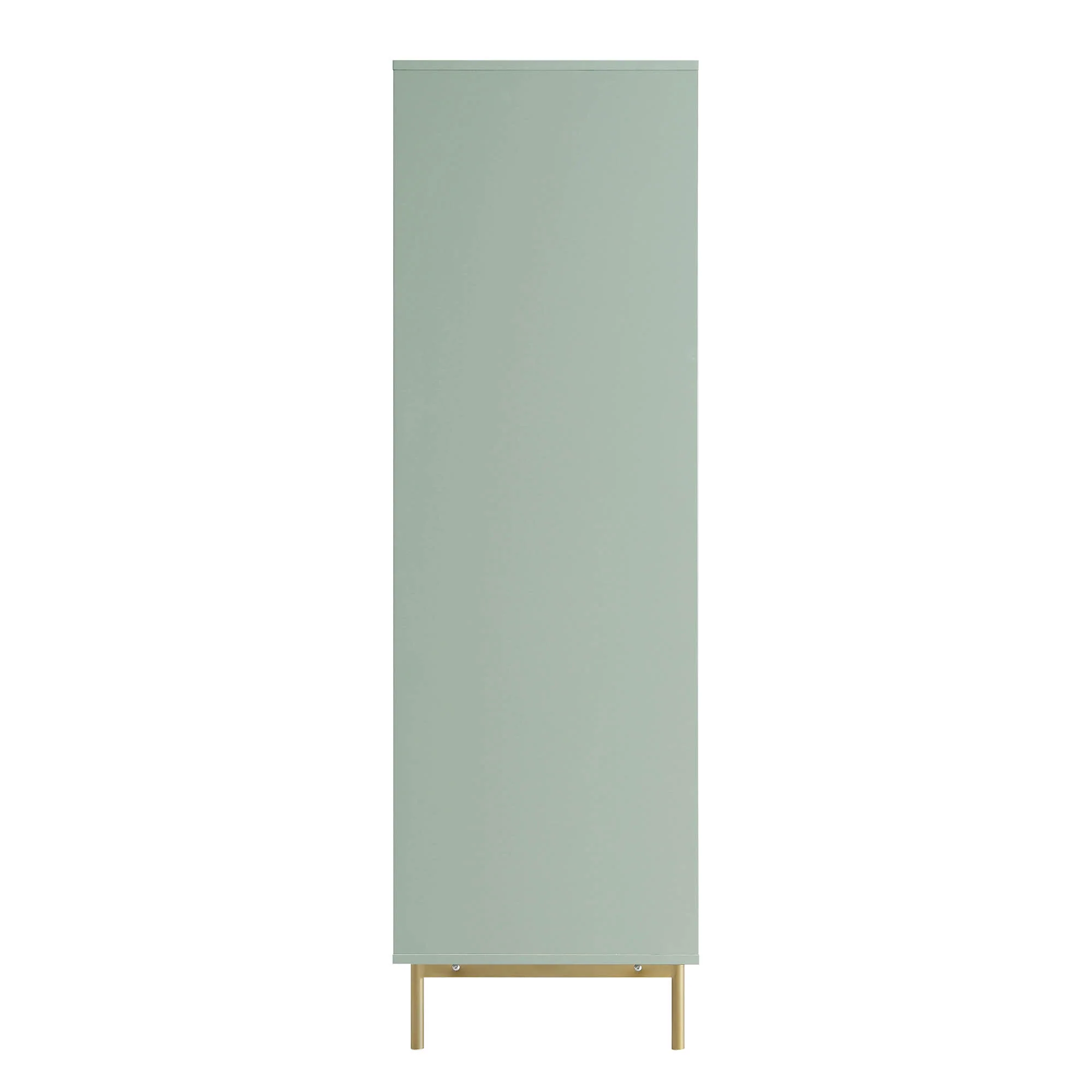 Richmond Ridged Double Wardrobe with Drawer, Matte Sage Green - Image 8