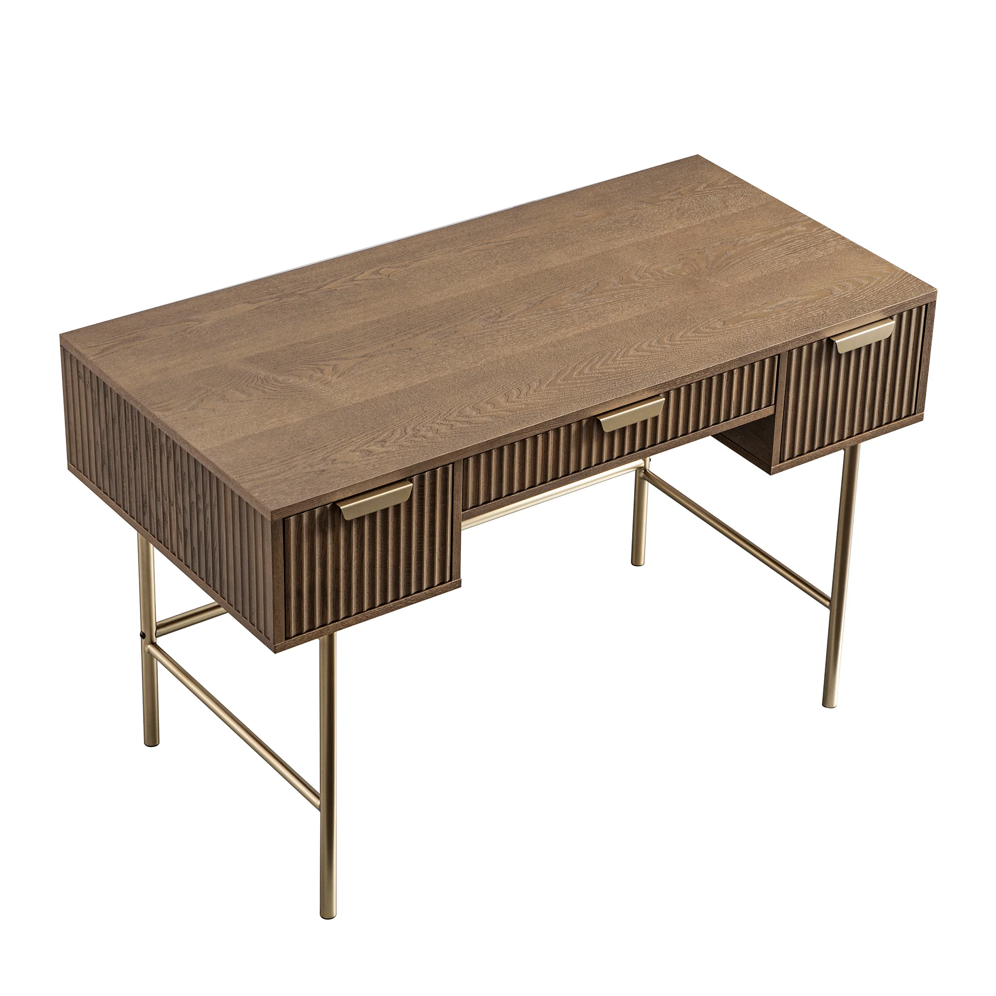 Richmond Ridged Dressing Table, Dark Ash - Image 11