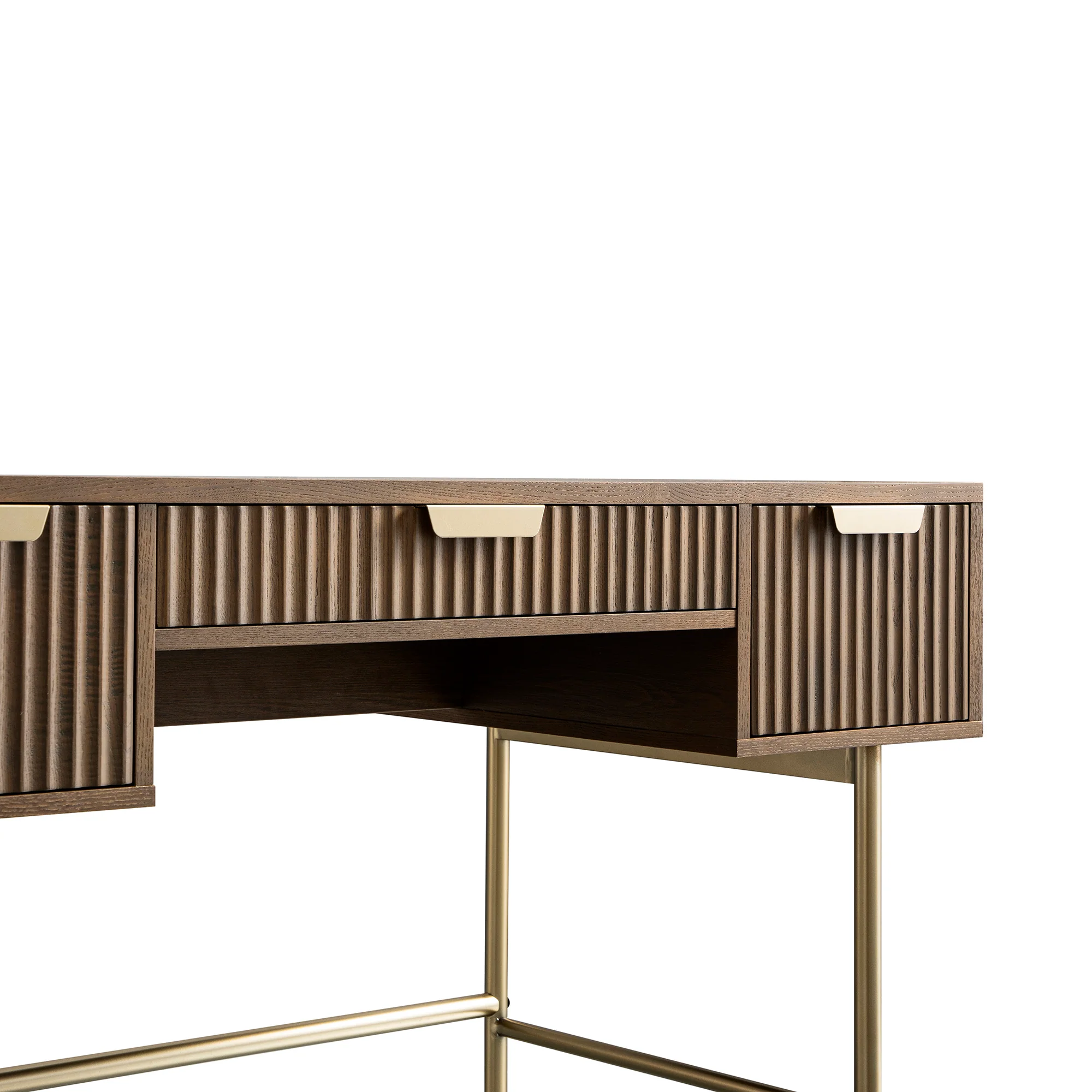 Richmond Ridged Dressing Table, Dark Ash - Image 17