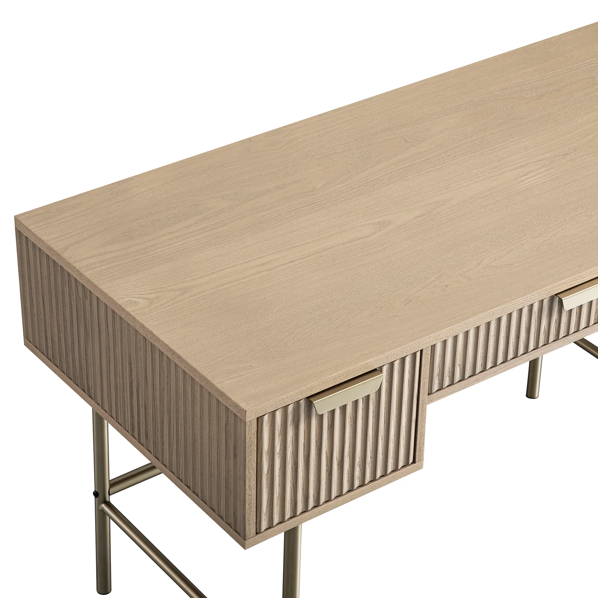 Richmond Ridged Dressing Table, Light Ash - Image 16