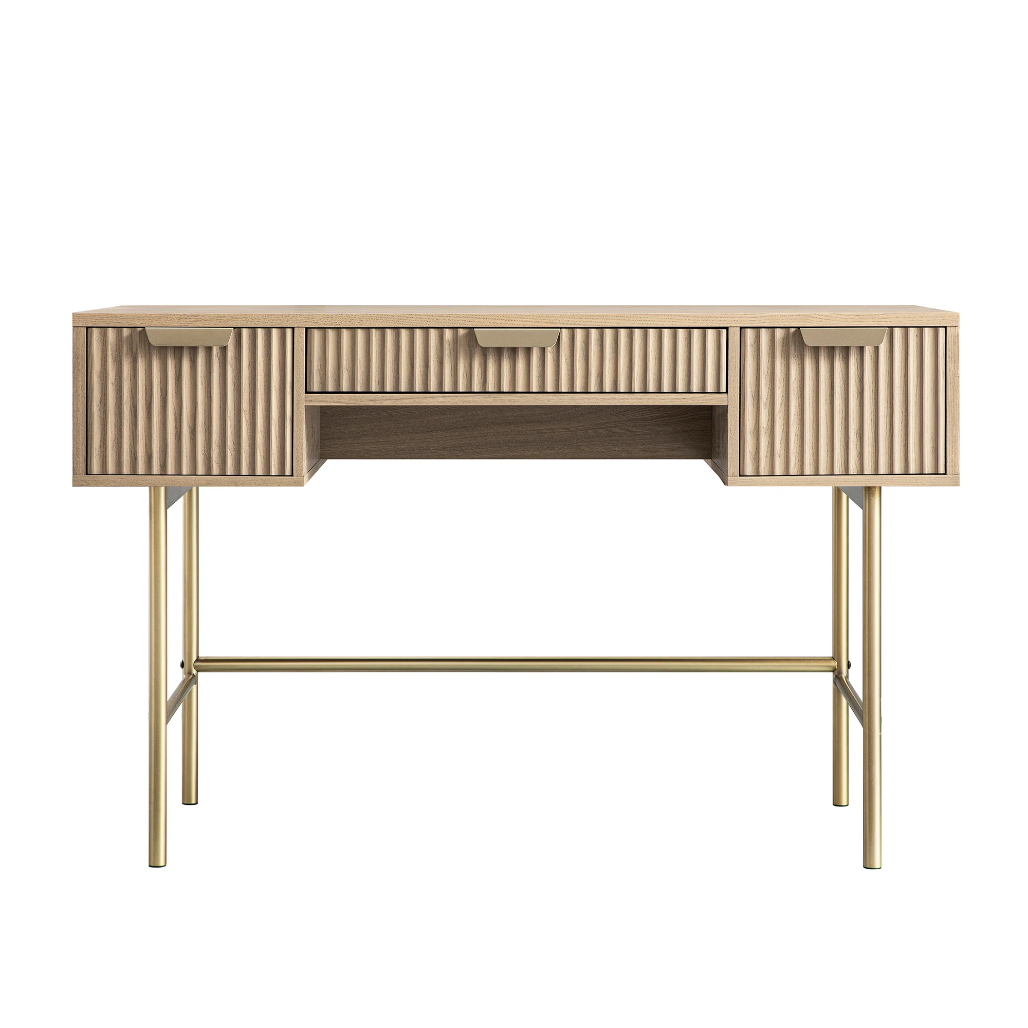 Richmond Ridged Dressing Table, Light Ash - Image 8