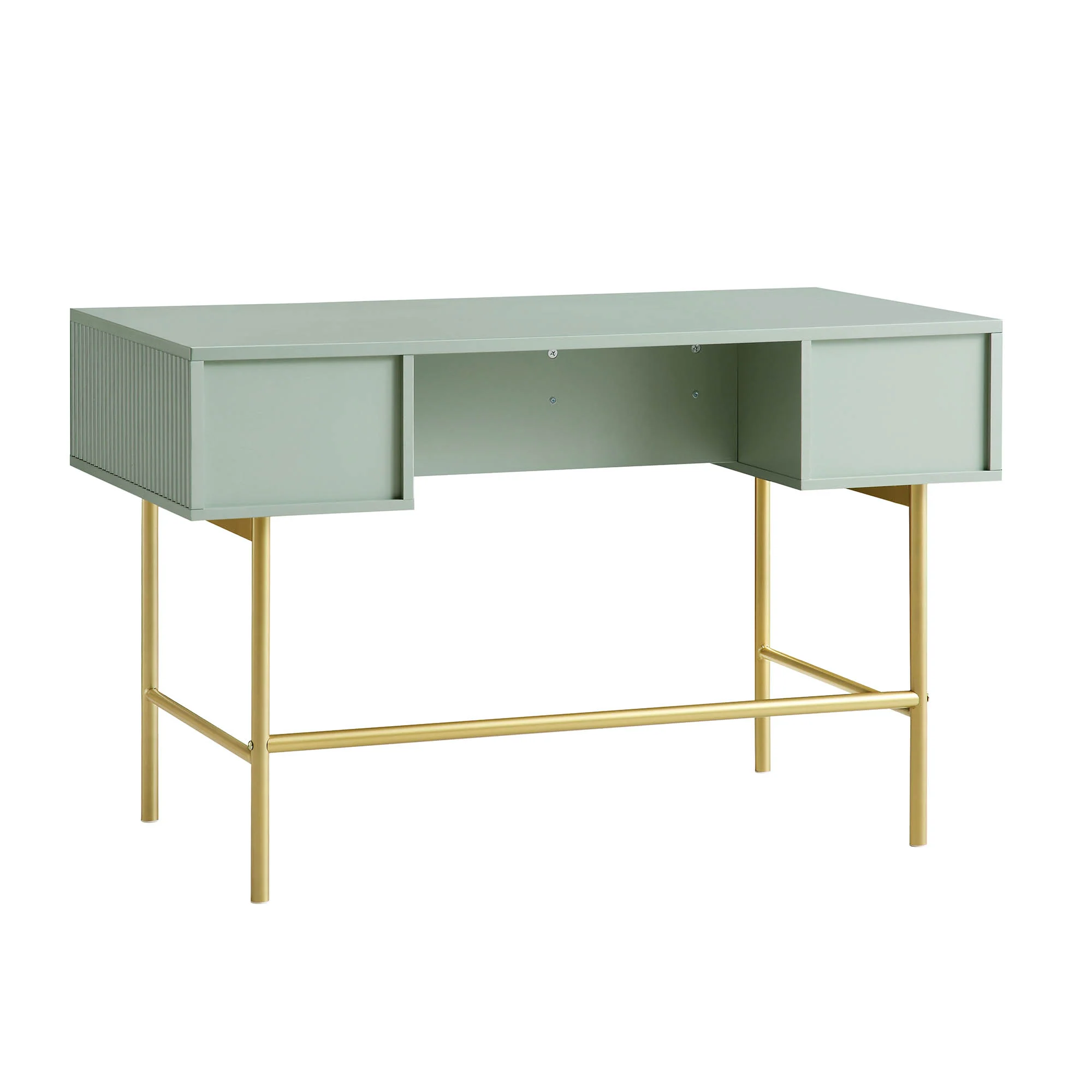 Richmond Ridged Dressing Table, Matte Sage Green - Image 9