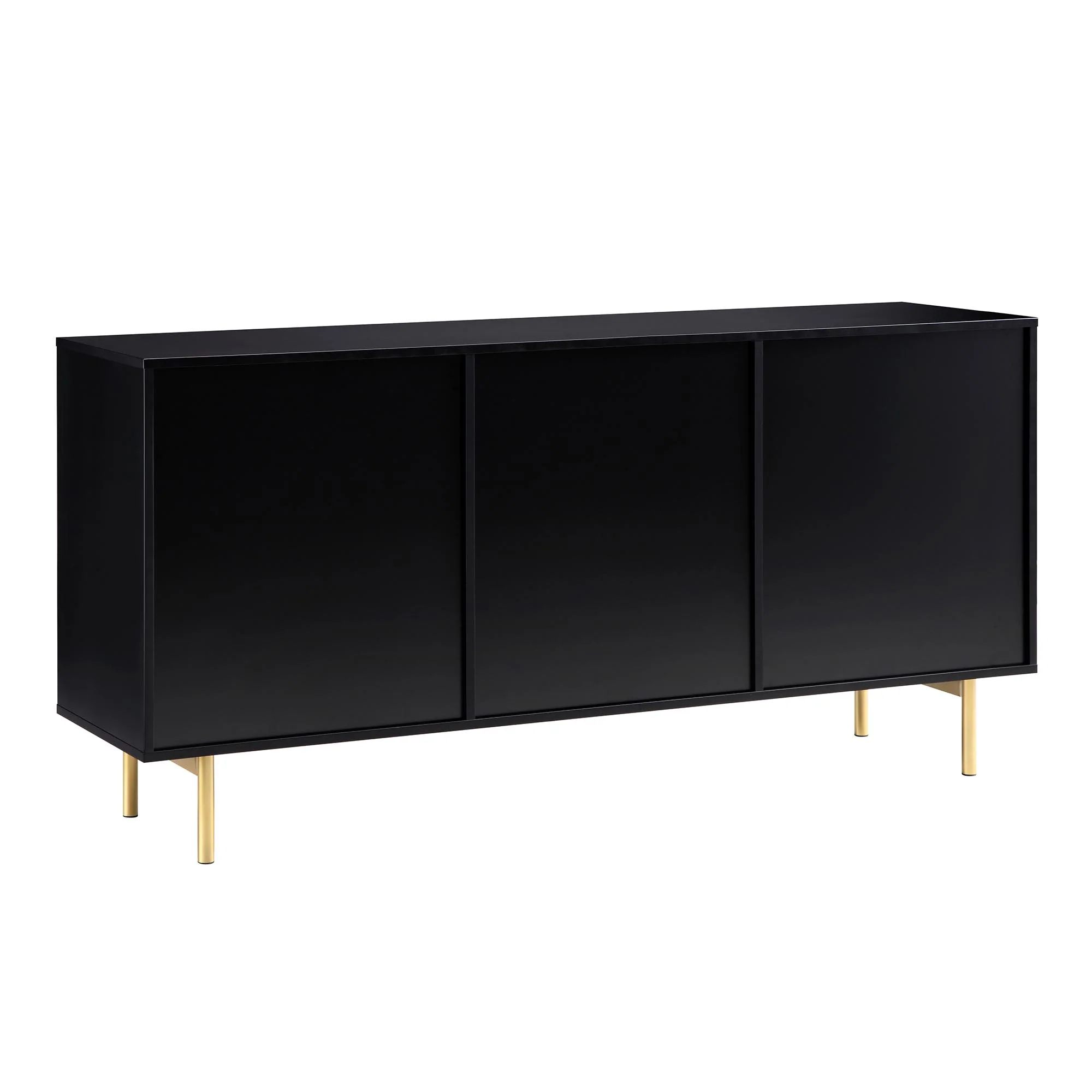Richmond Ridged Large Sideboard, Matte Black - Image 8