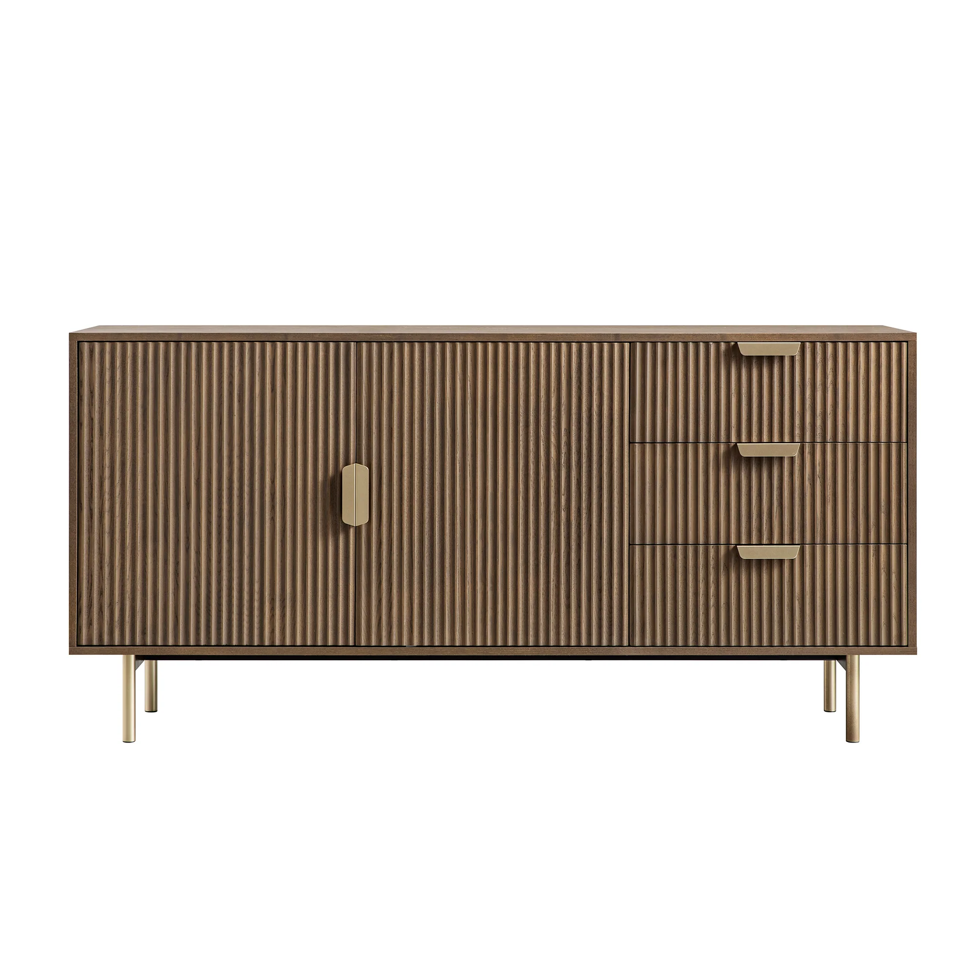 Richmond Ridged Large Sideboard, Dark Ash - Image 7