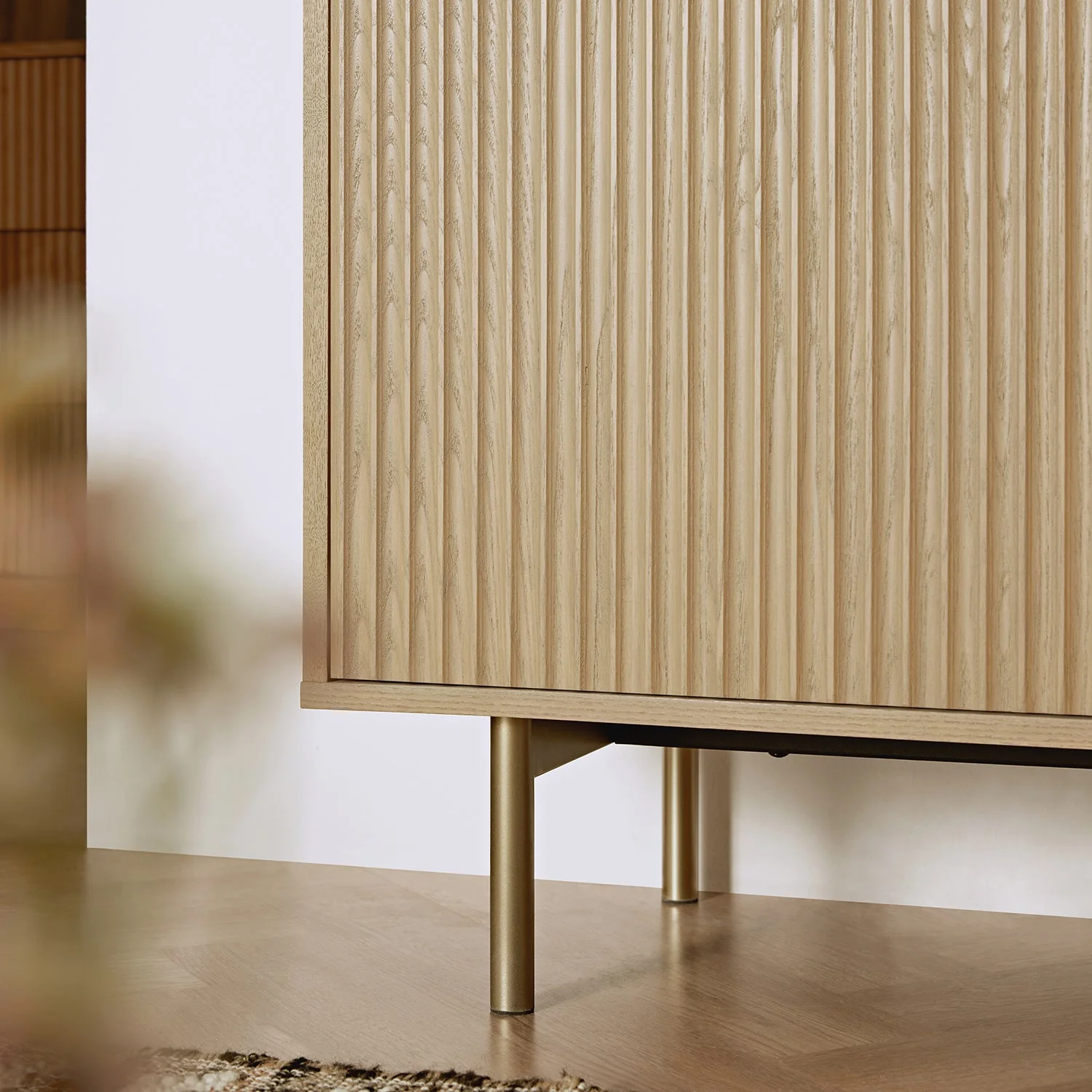Richmond Ridged Large Sideboard, Light Ash - Image 6