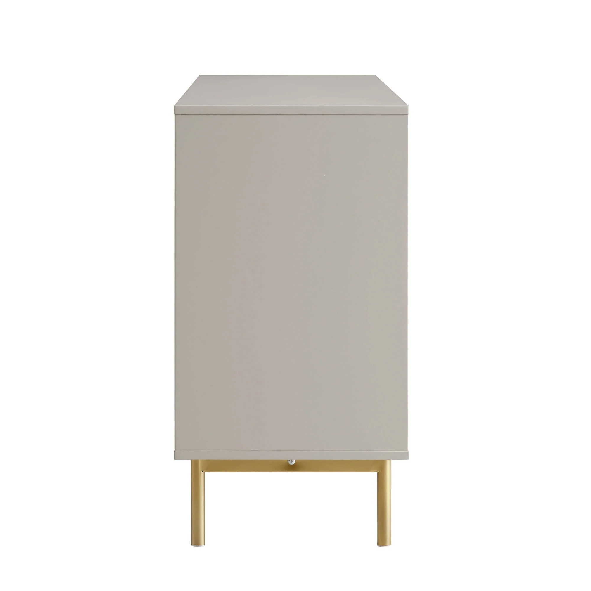 Richmond Ridged Large Sideboard, Matte Taupe - Image 8