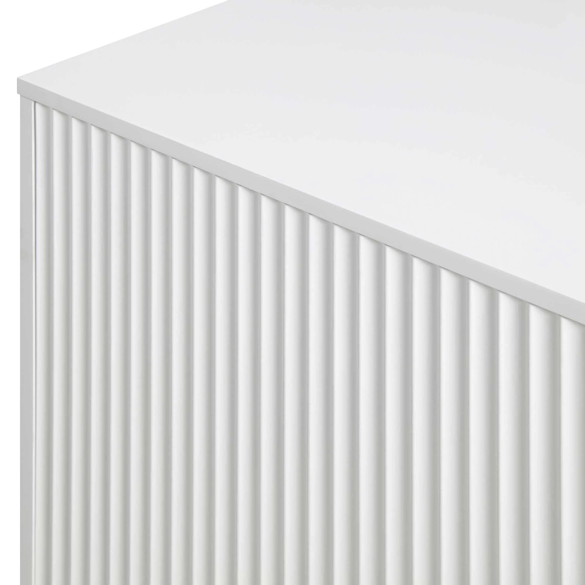 Richmond Ridged Large Sideboard, Matte White - Image 10
