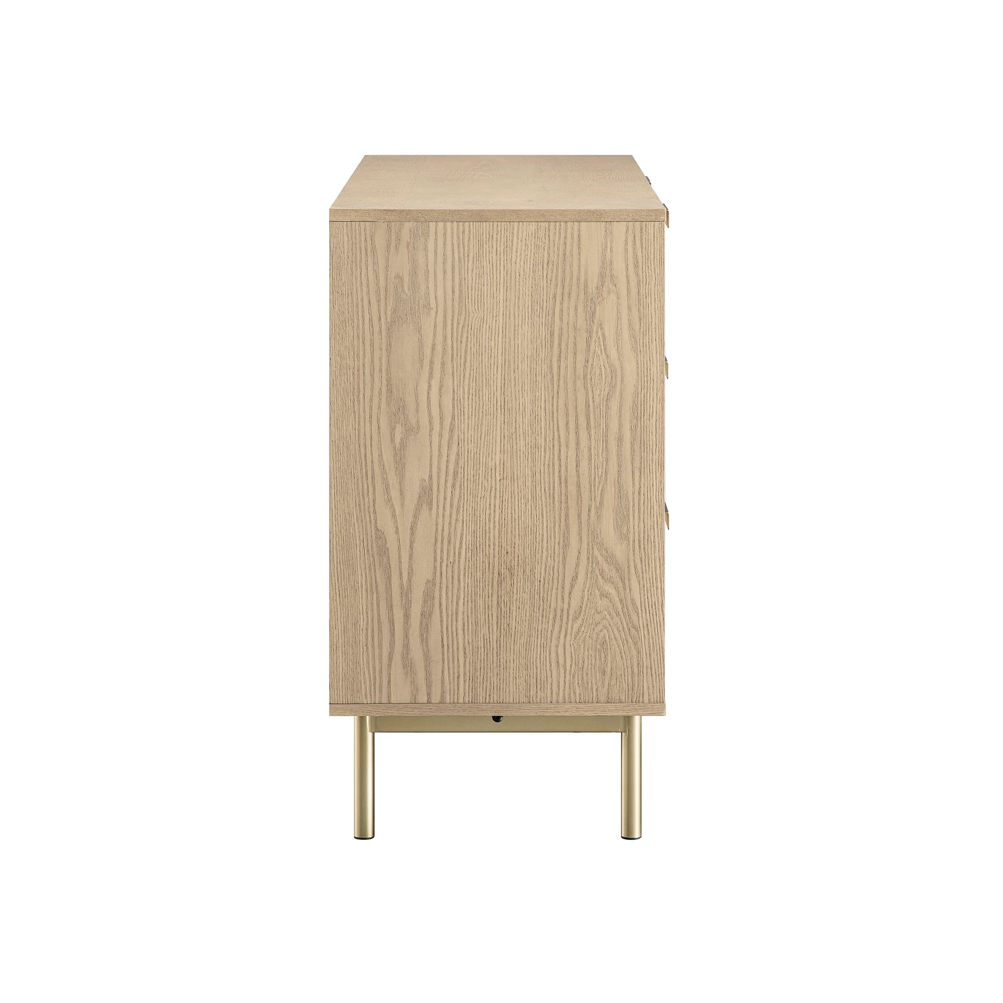Richmond Ridged Wide Chest of 6 Drawers, Light Ash - Image 12