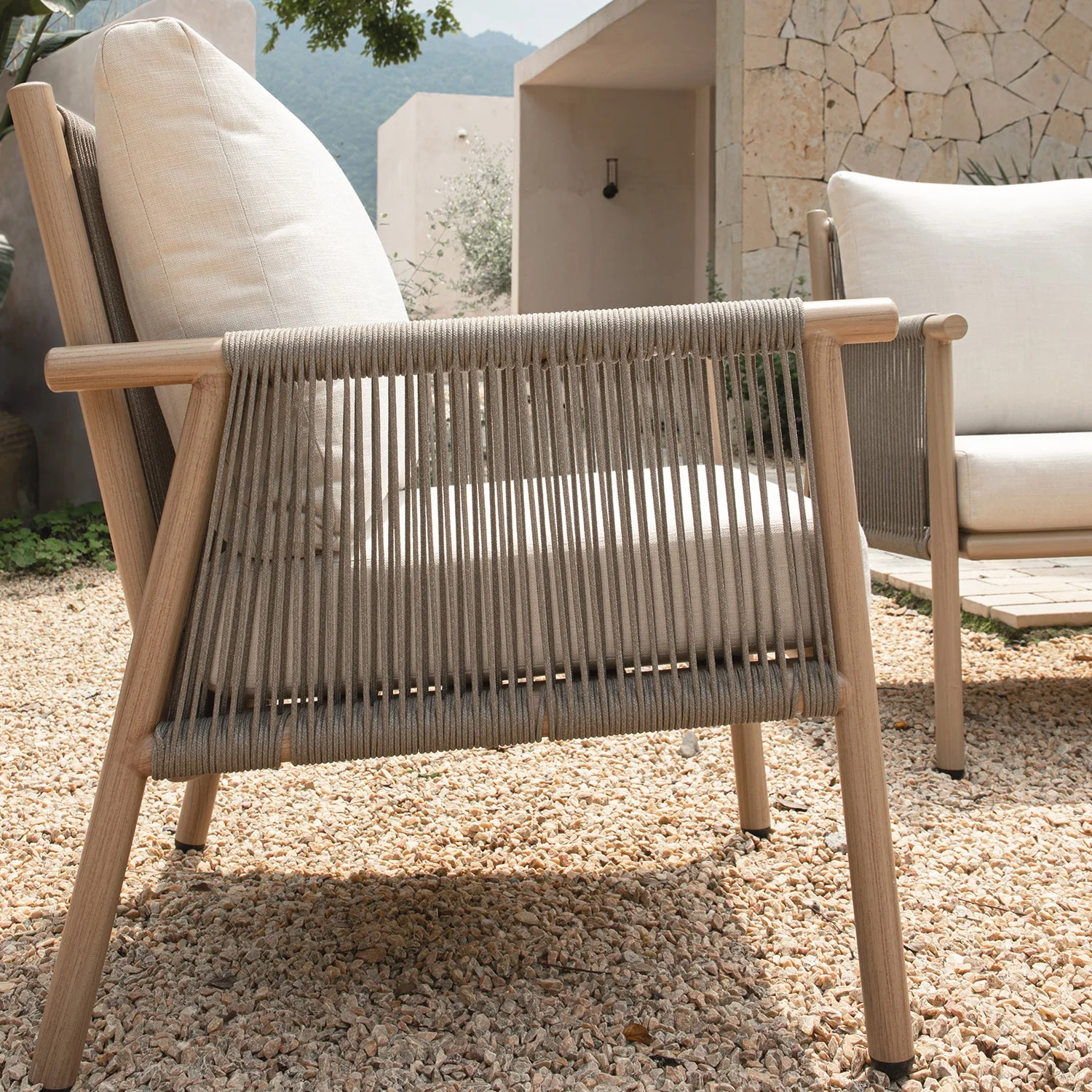 Soller Indoor and Outdoor Rope Weave 4-Seater Sofa Set - Image 6