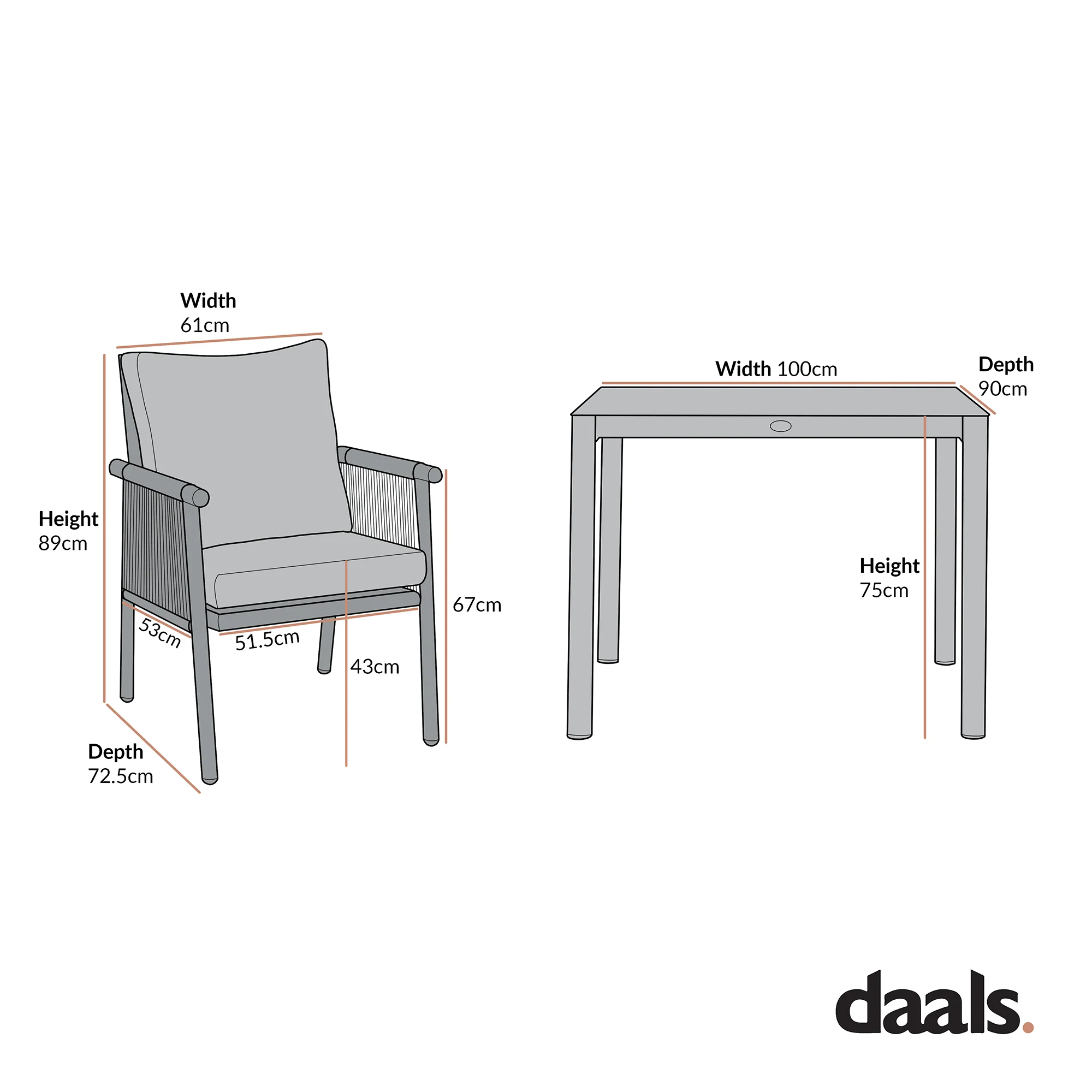 Soller Indoor and Outdoor Rope Weave 4-Seater Square Dining Set - Image 11