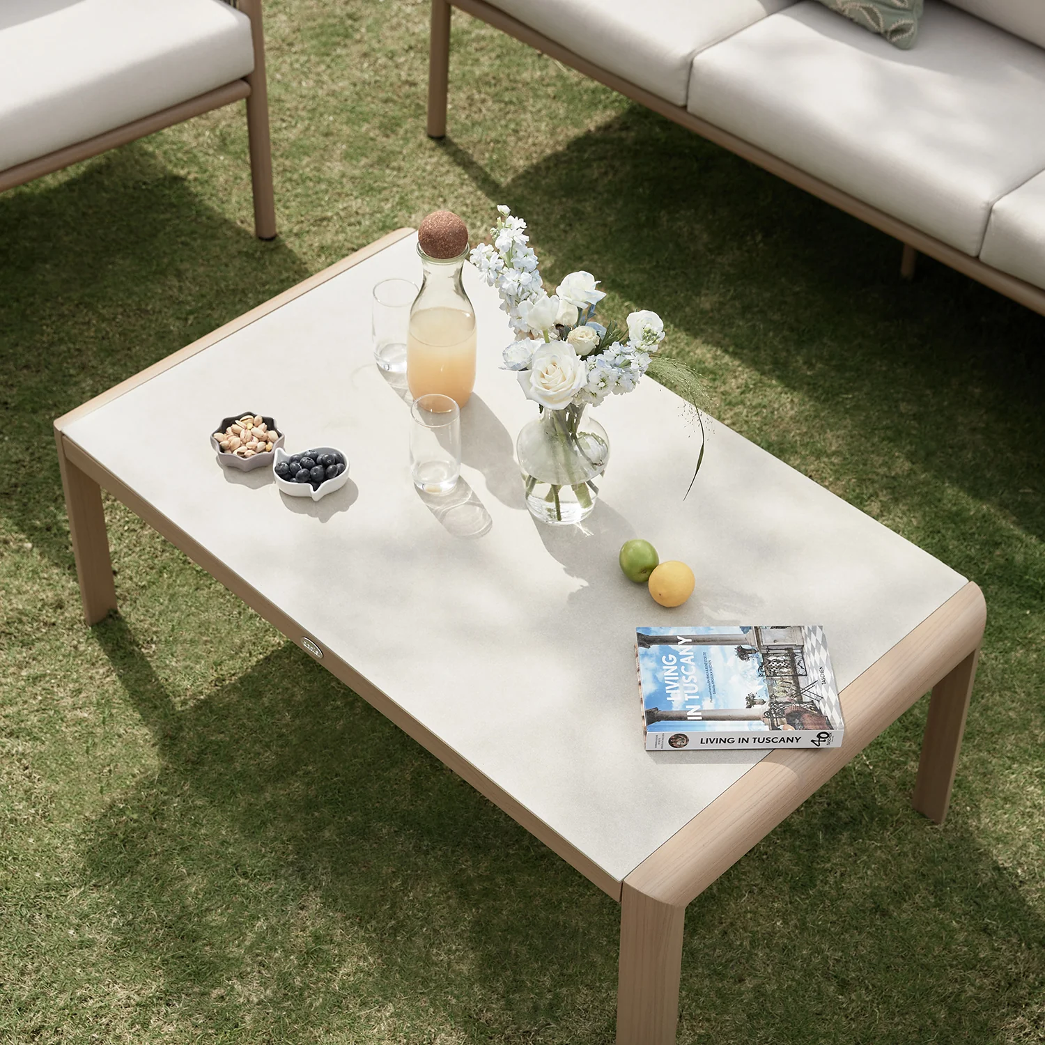 Soller Indoor and Outdoor Rope Weave 5-Seater Sofa Set - Image 4