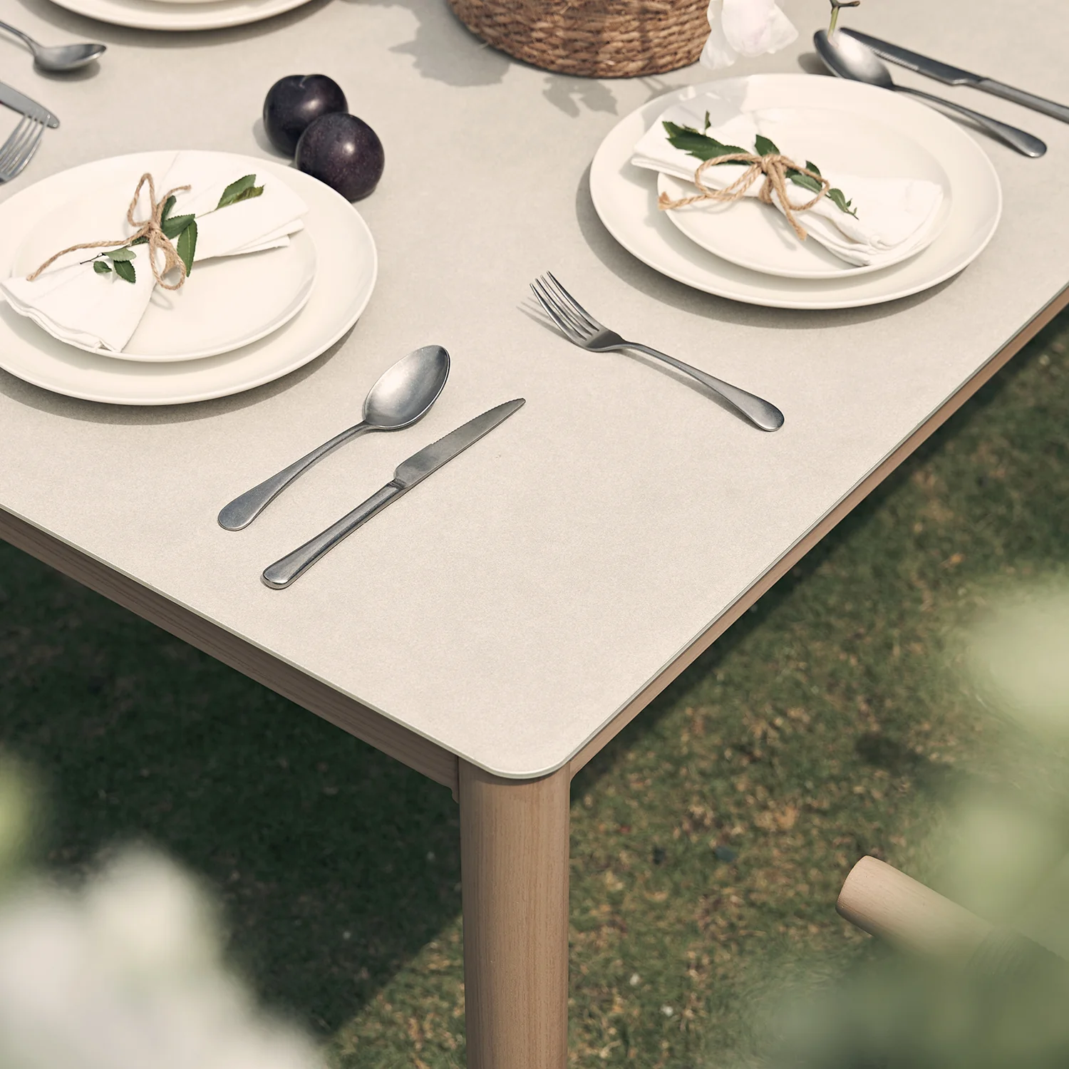 Soller Indoor and Outdoor Rope Weave 6-Seater Rectangular Dining Set - Image 8