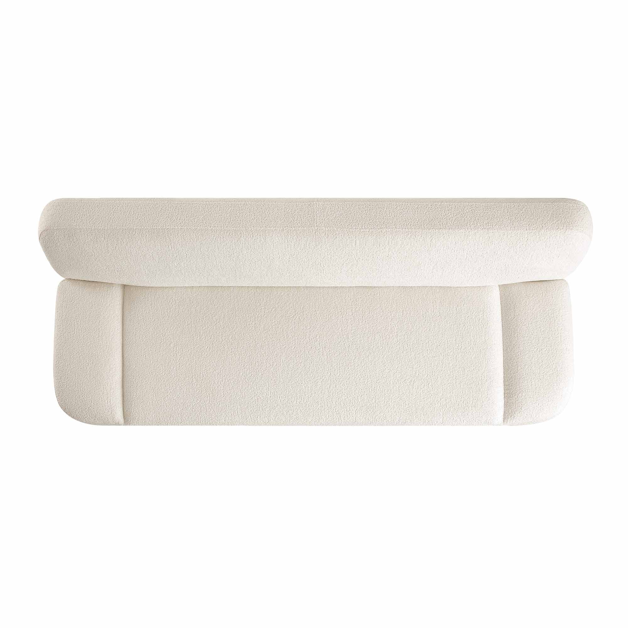 Solna 2-Seater Sofa Bed, Beige Boucle - Image 13