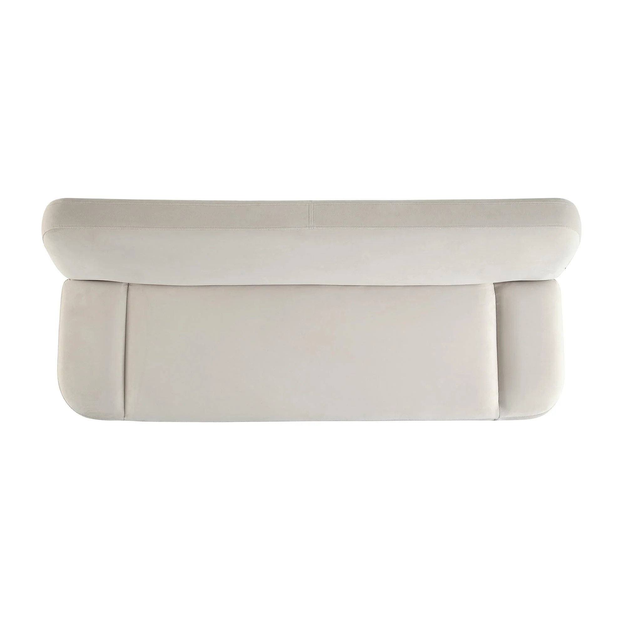 Solna 2-Seater Sofa Bed, Champagne Velvet - Image 13