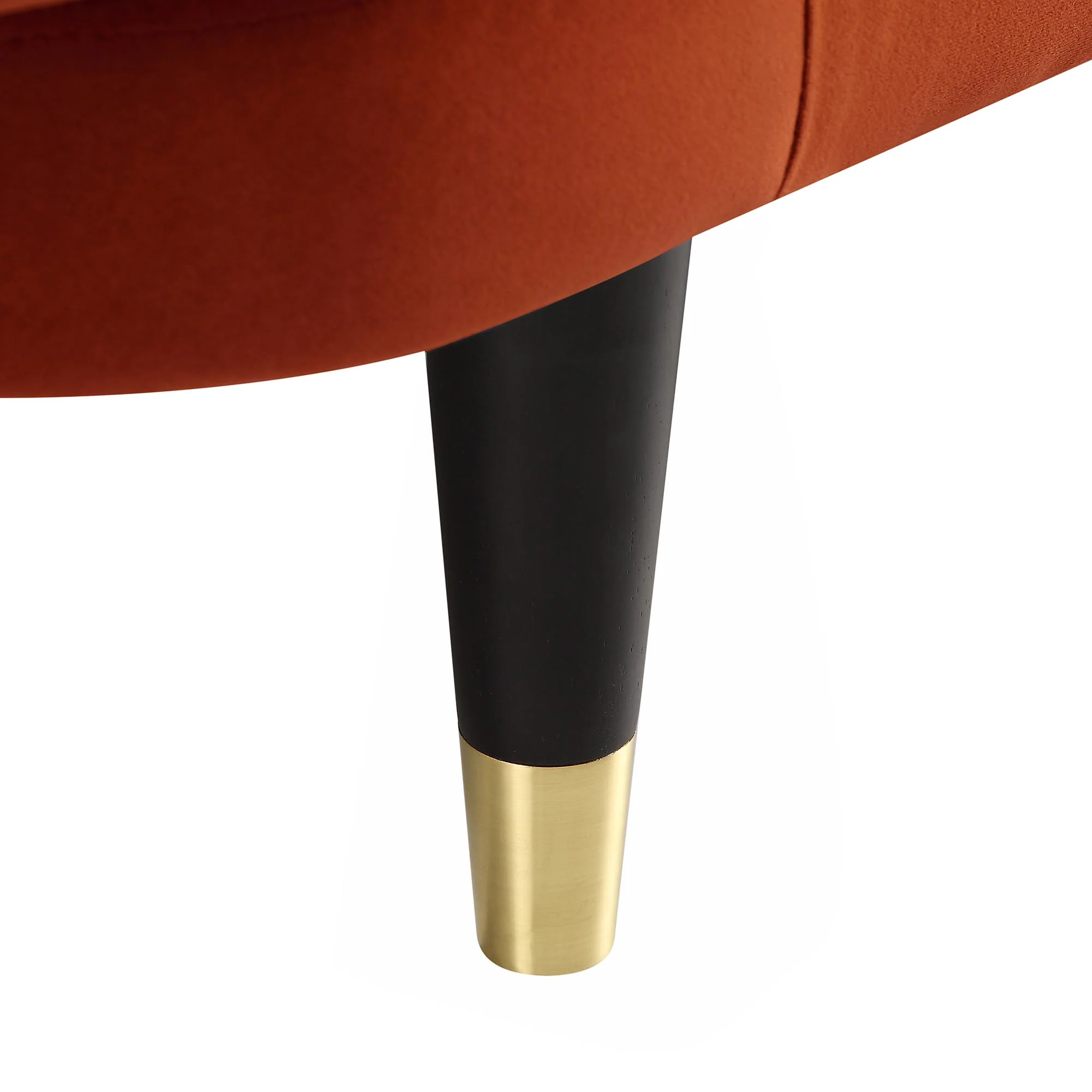 Solna 2-Seater Sofa Bed, Rust Velvet - Image 17