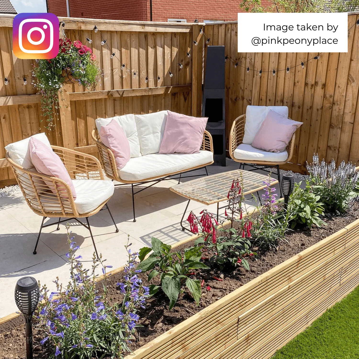 St Loy Natural 4 Seater Rattan Sofa set - Image 2