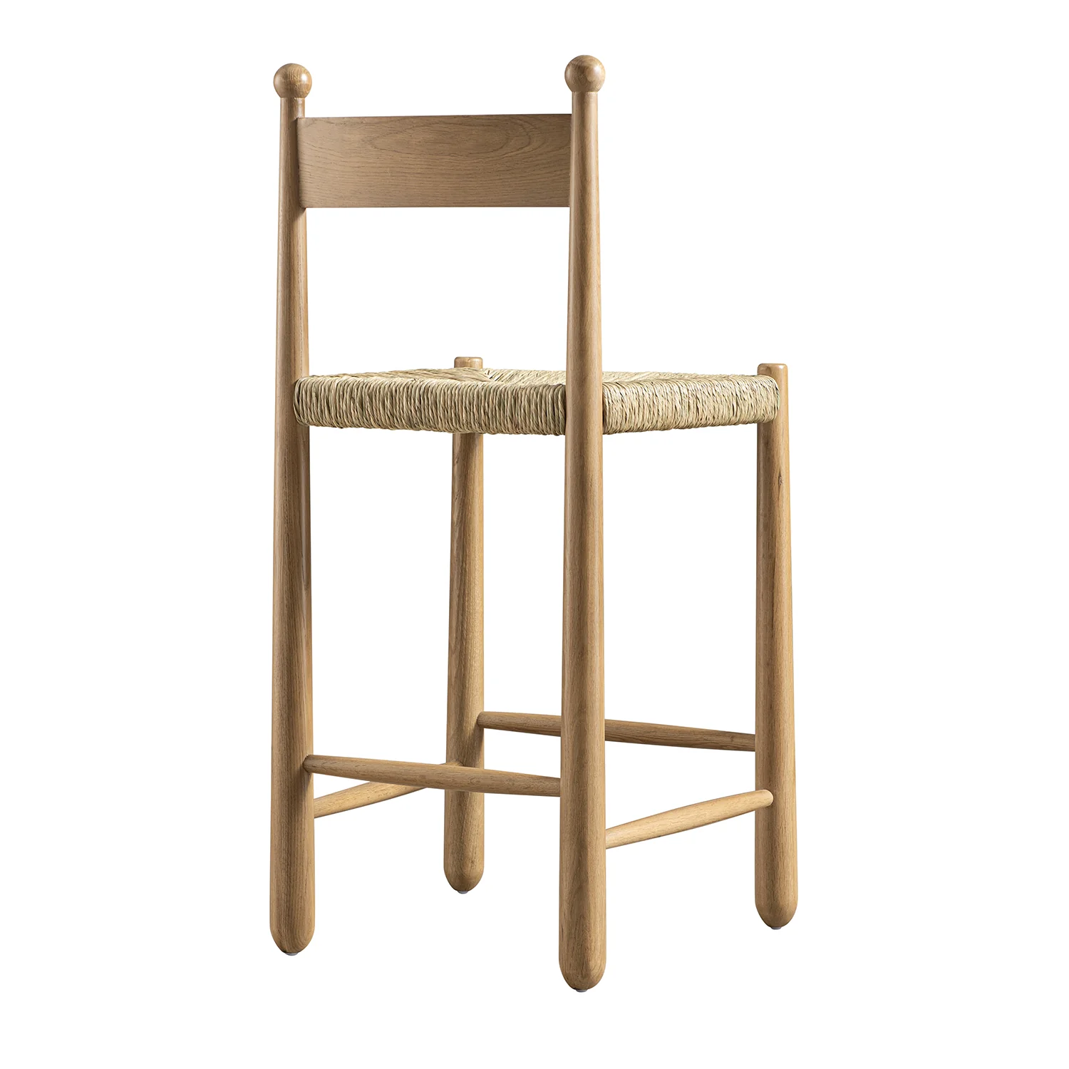 Tama Counter Stool, Woven Seagrass | Natural Oak Frame - Image 11